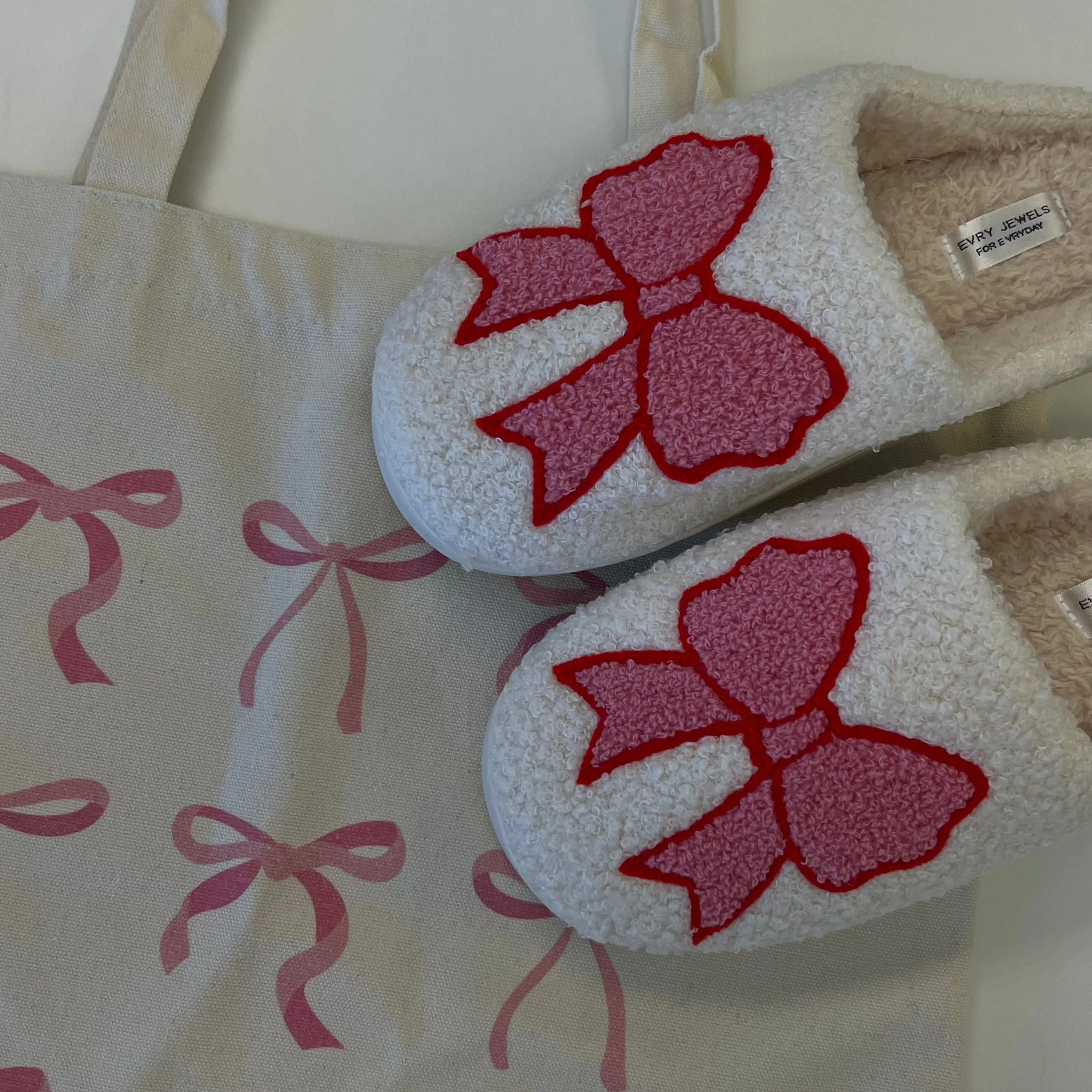Put a Bow on It Slippers sold by Evry Jewels product image thumbnail 4