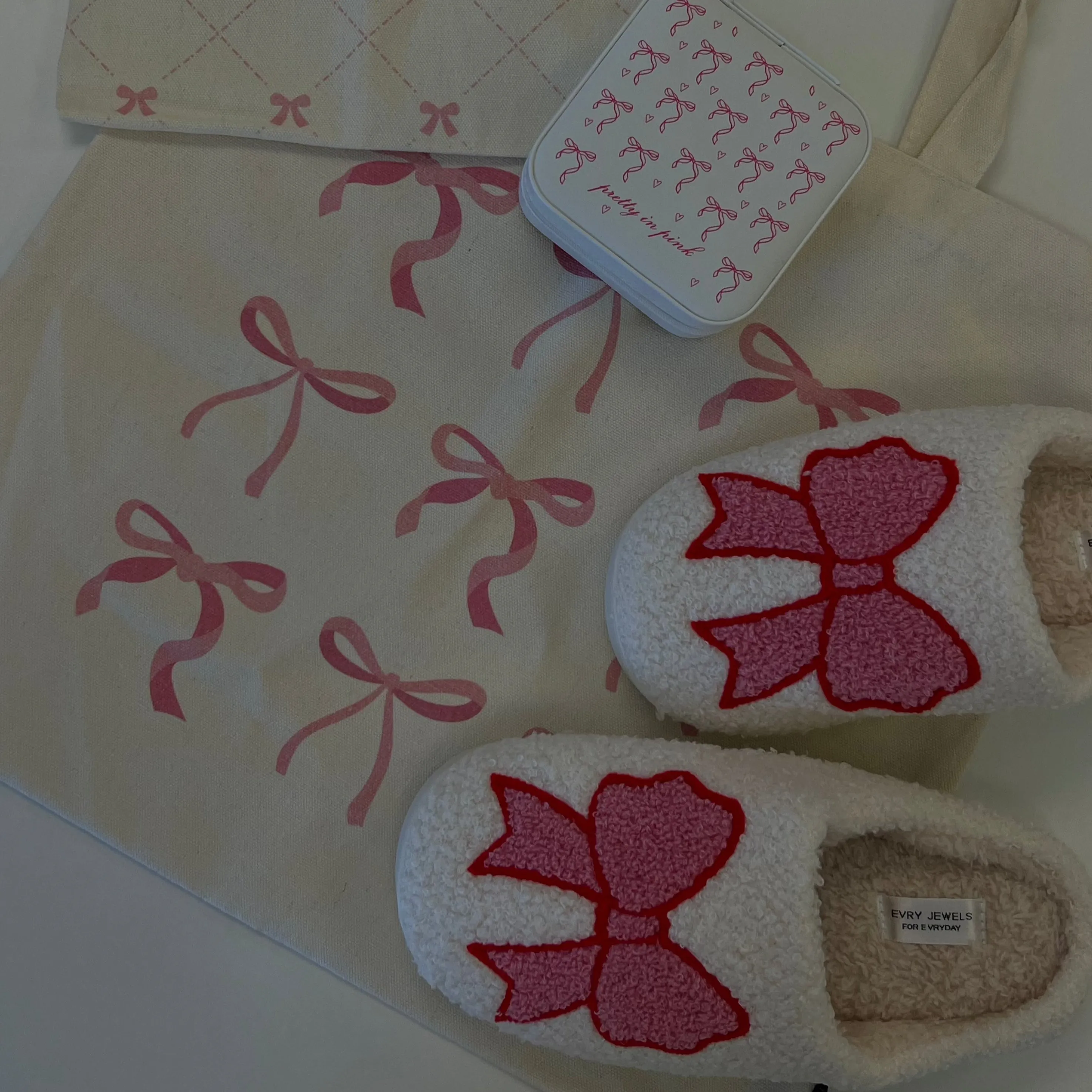 Put a Bow on It Slippers sold by Evry Jewels product image thumbnail 2