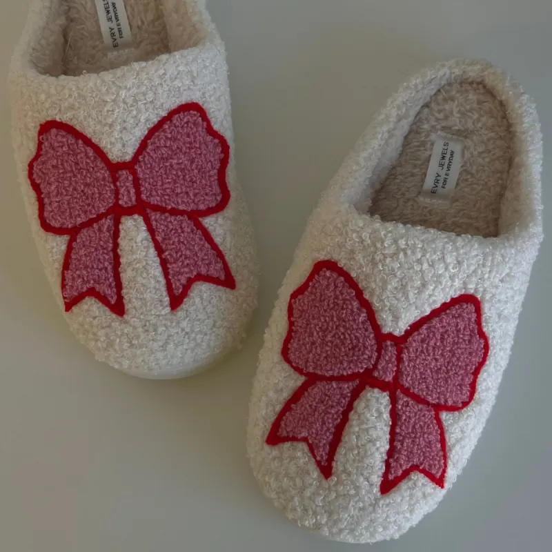 Put a Bow on It Slippers sold by Evry Jewels