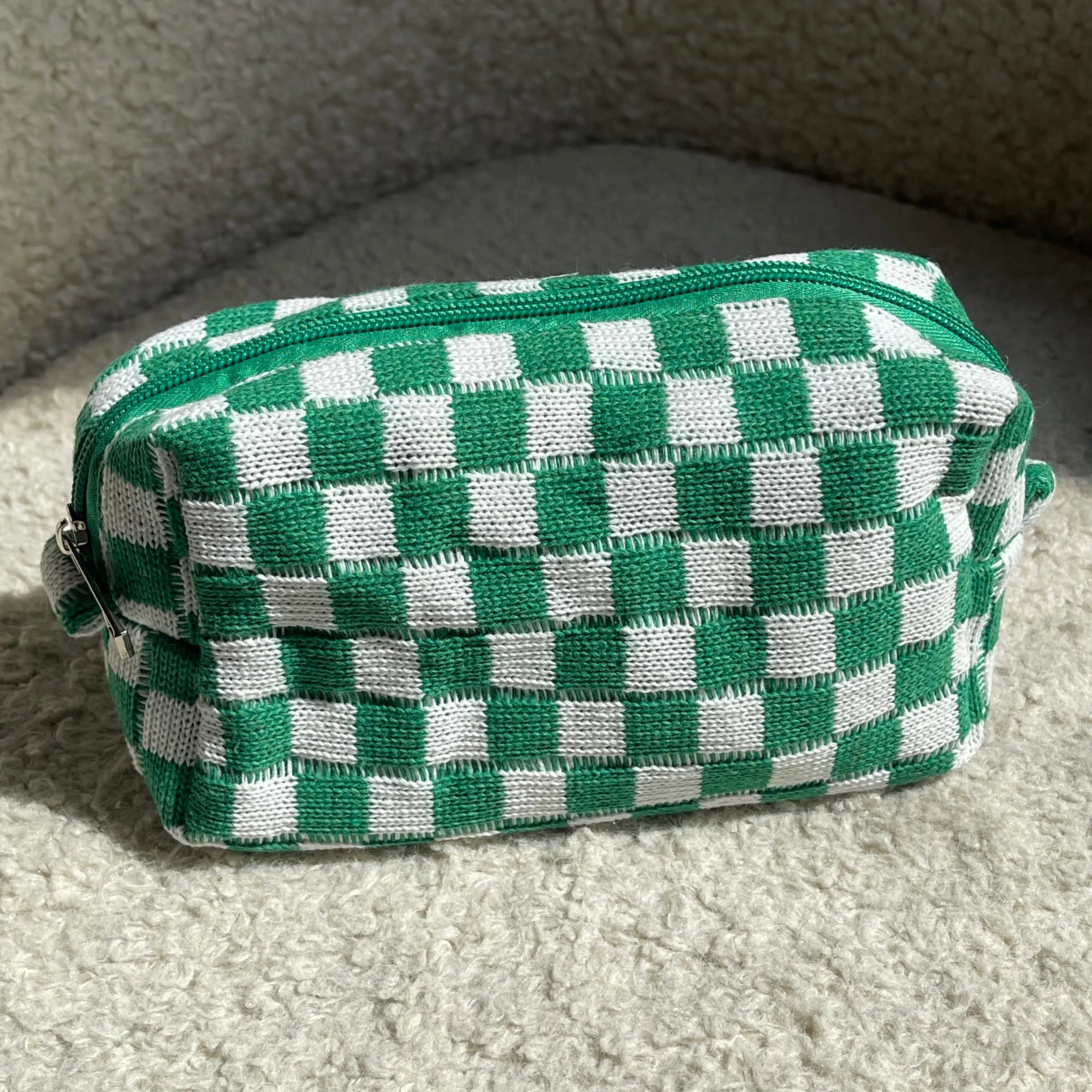 Checkered Toiletry Bag sold by Evry Jewels product image thumbnail 5