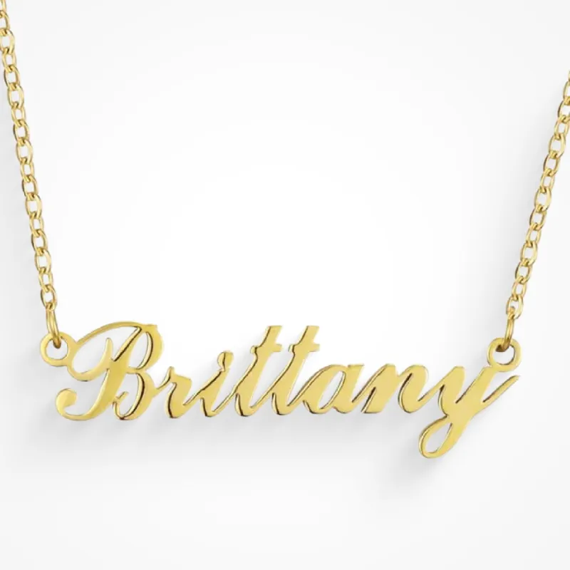 Custom/Personalized Nameplate Necklace sold by Evry Jewels