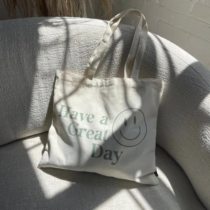 Have a Great Day 2.0 Tote Bag sold by Evry Jewels