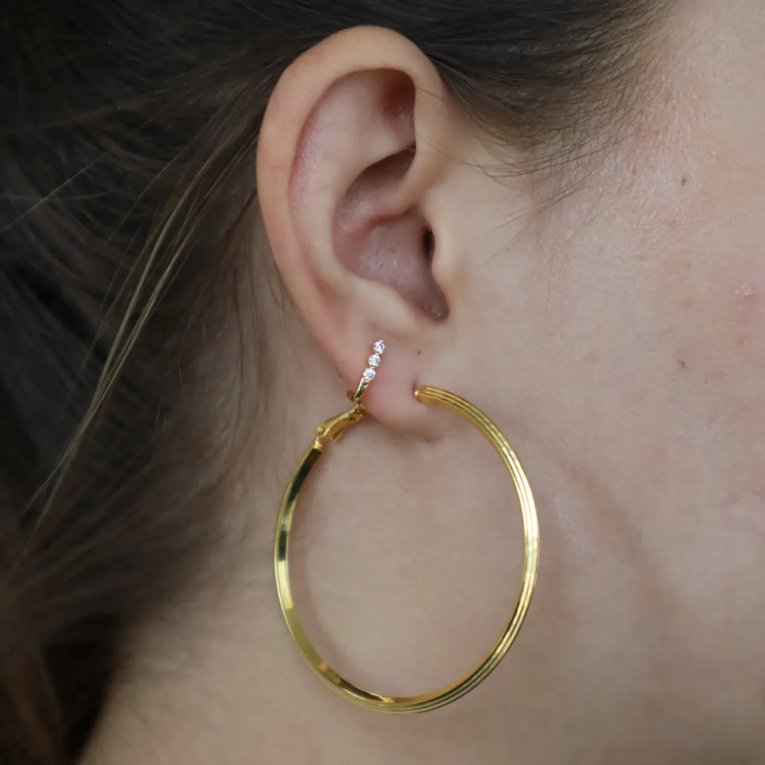 Valencia Hoops sold by Evry Jewels product image thumbnail 3