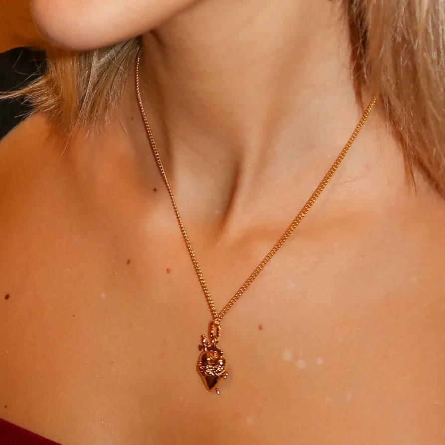 Sacred Heart Necklace sold by Evry Jewels product image thumbnail 3