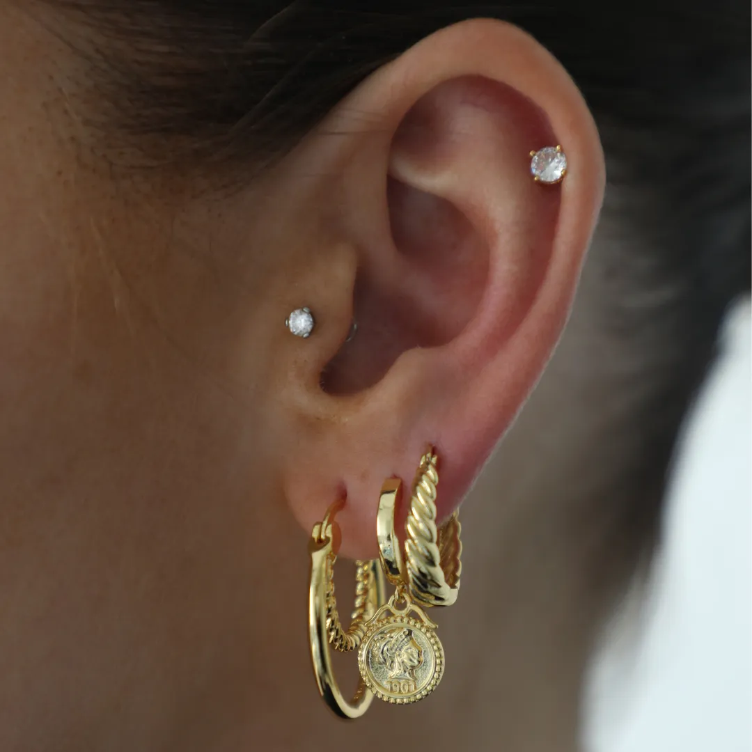 Don't Get It Twisted Earrings sold by Evry Jewels product image thumbnail 3