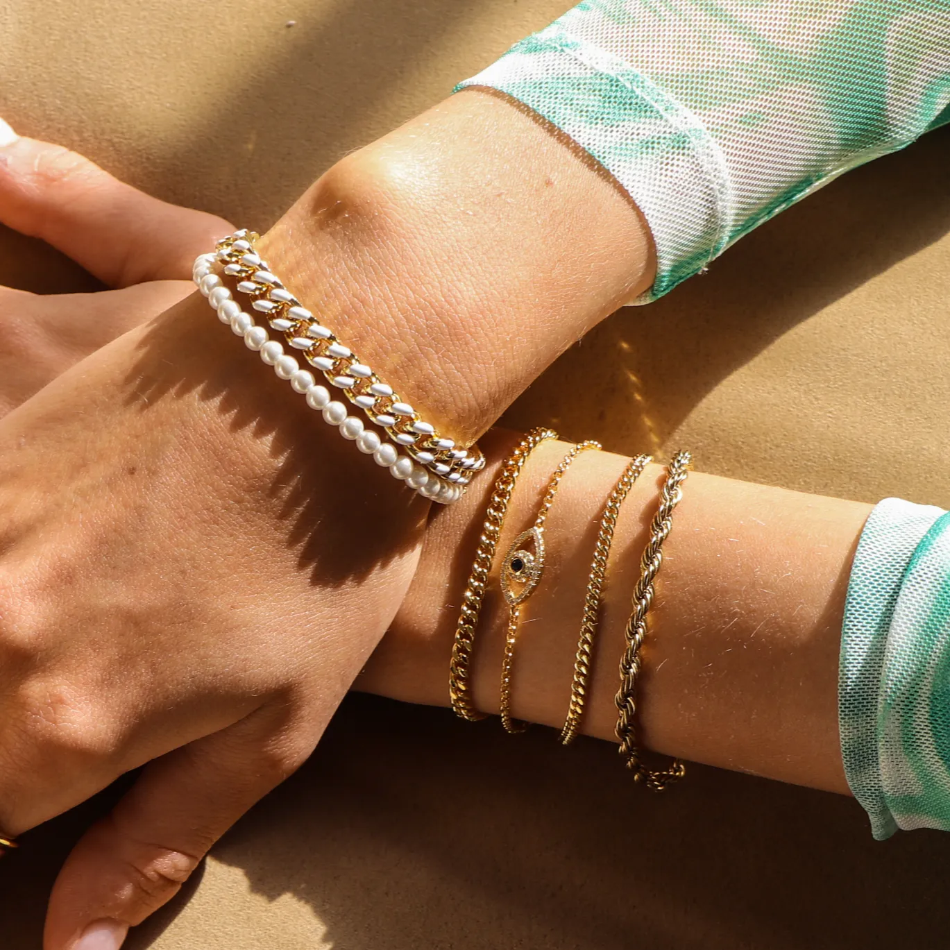 Girly Pearly Bracelet sold by Evry Jewels product image thumbnail 3