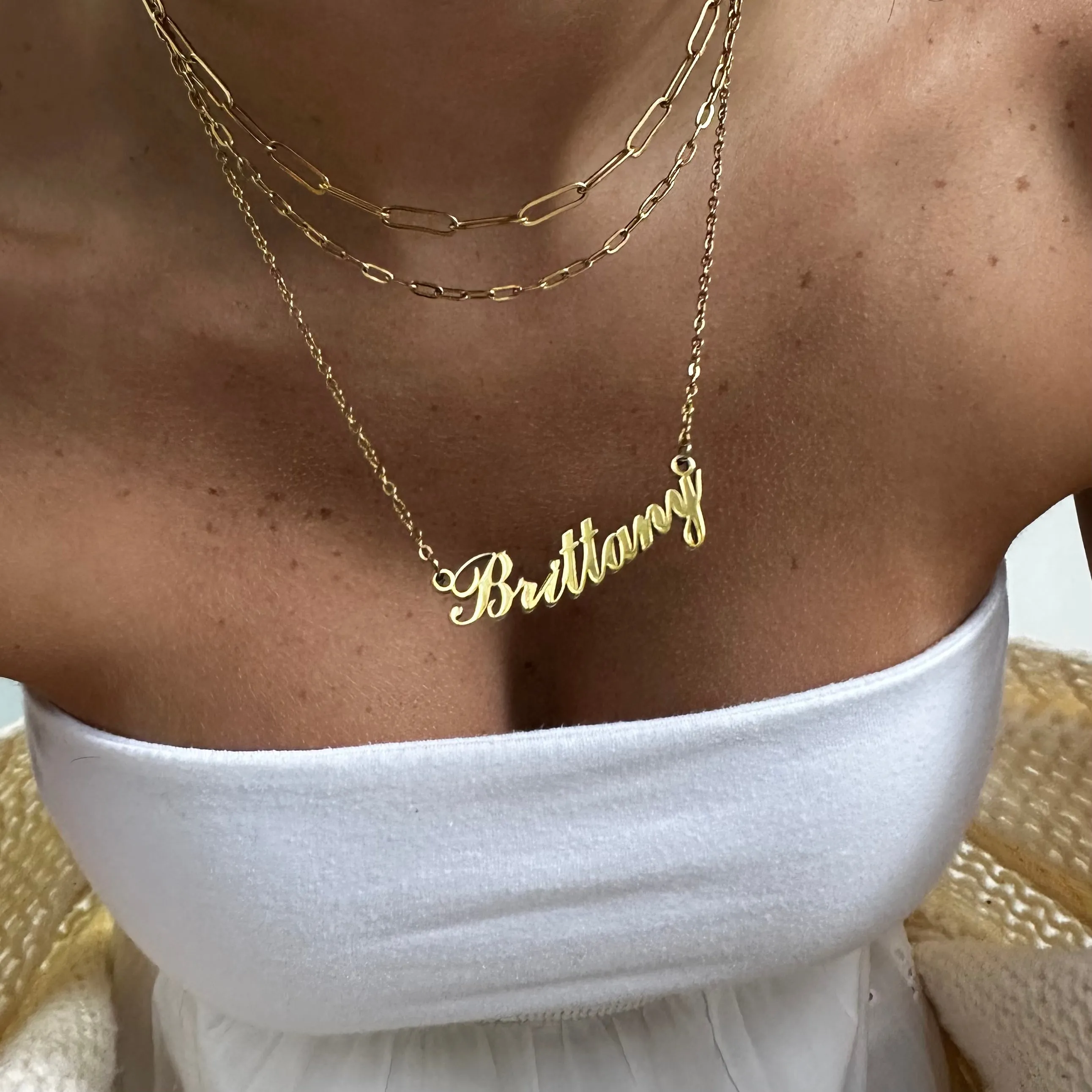 Link Up Necklace sold by Evry Jewels product image thumbnail 3