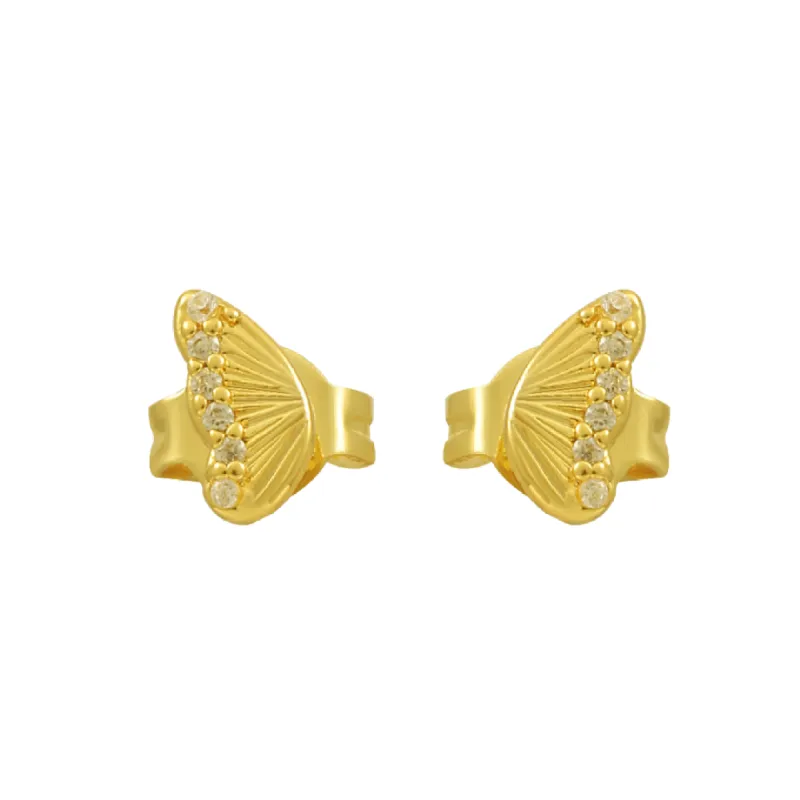 Monarch Earrings made by Lee