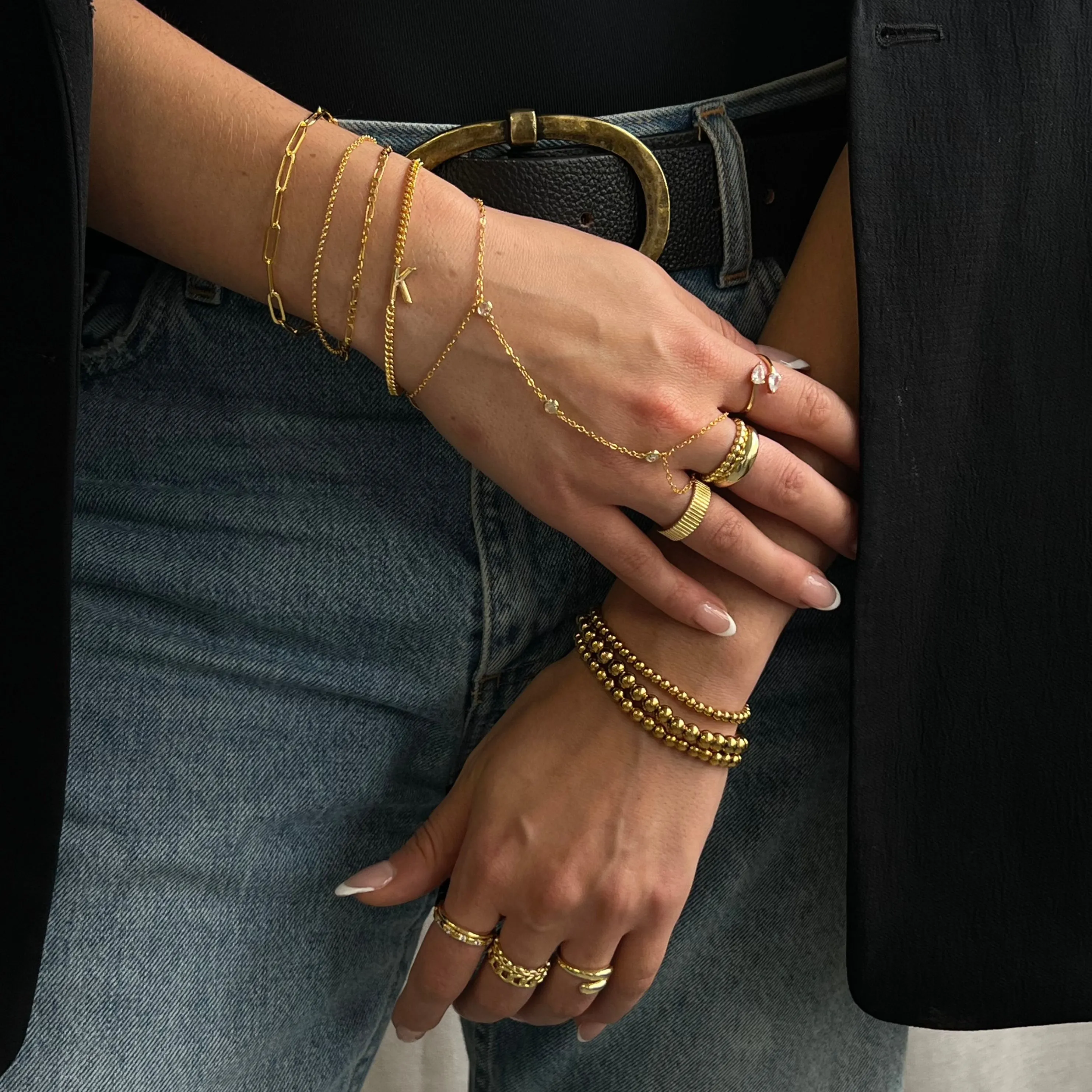 Viral Hand Chains: Anti Tarnish Waterproof sold by Evry Jewels product image thumbnail 2