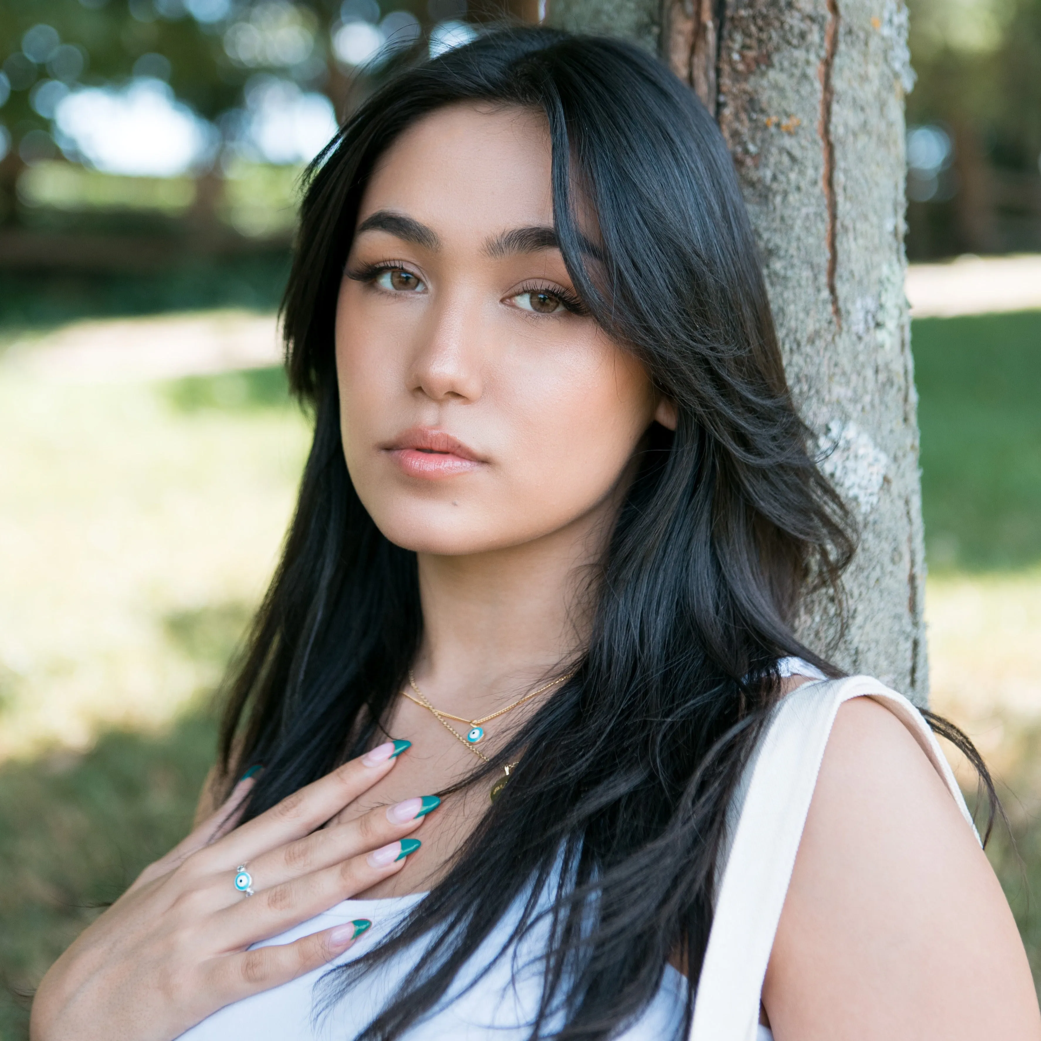 Power of the Eye Necklace sold by Evry Jewels product image thumbnail 3