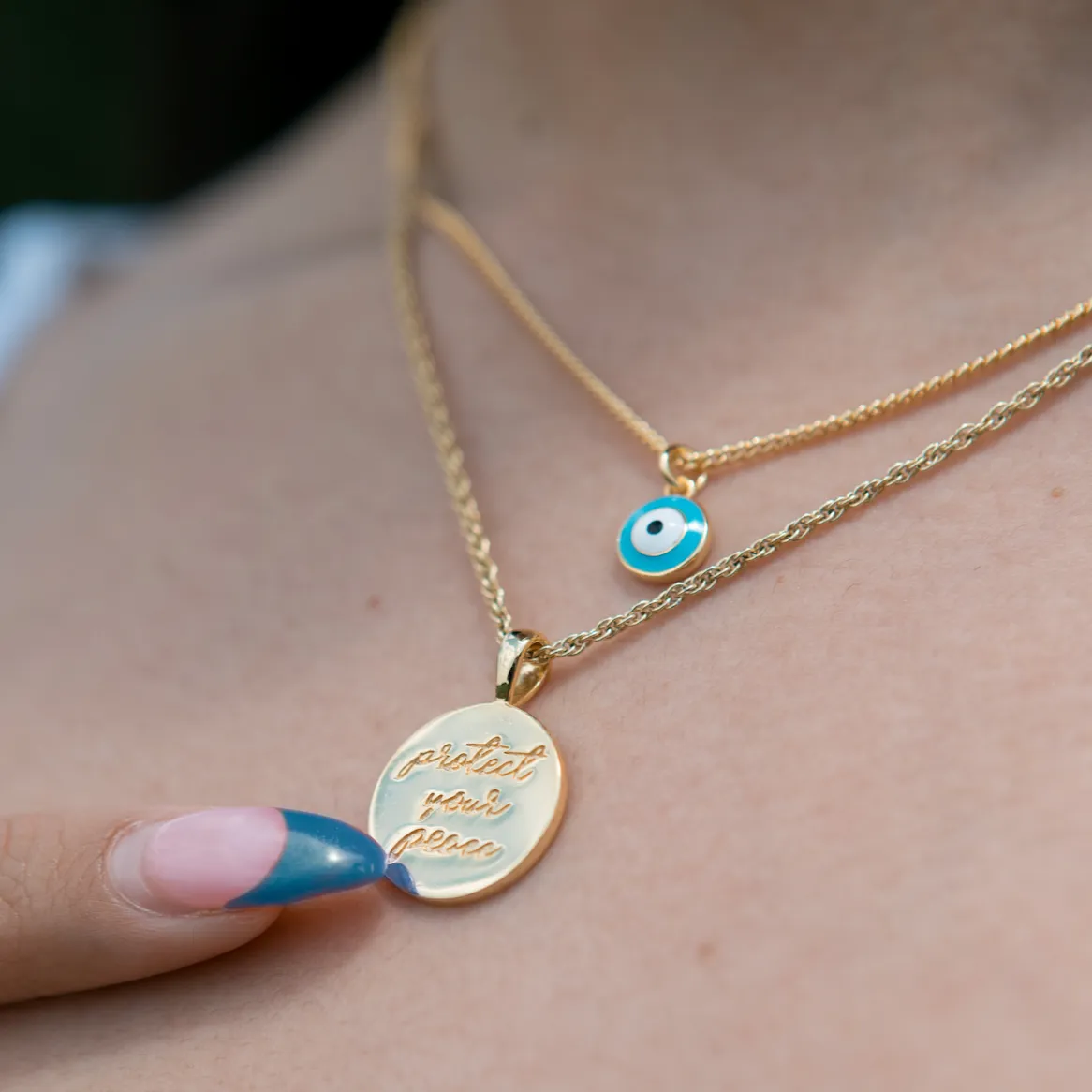 Power of the Eye Necklace sold by Evry Jewels product image thumbnail 2