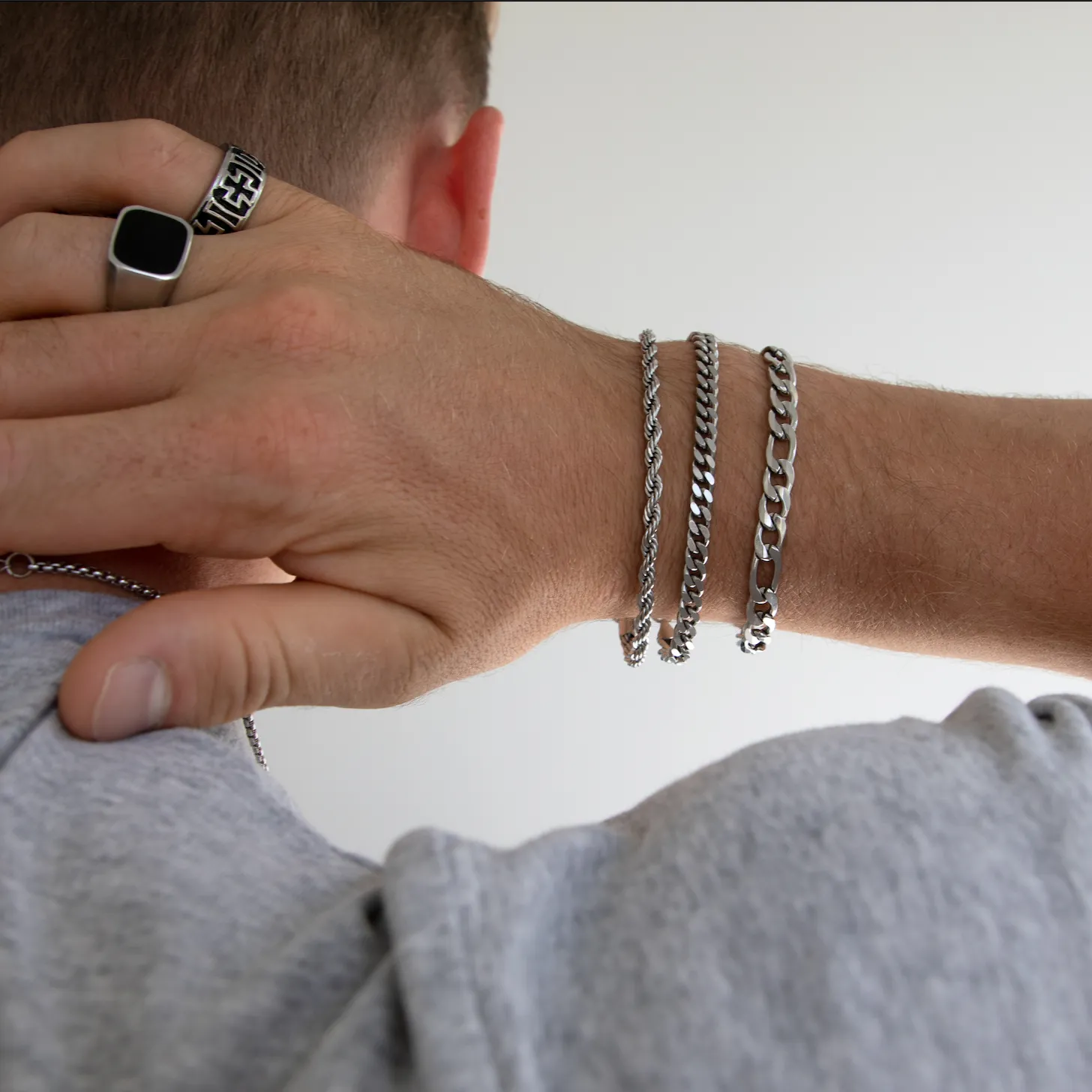 Figaro Bracelet sold by Evry Jewels product image thumbnail 2