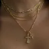 Double Cross Me Necklace sold by Evry Jewels