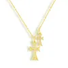 Double Cross Me Necklace sold by Evry Jewels