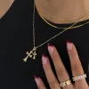 Double Cross Me Necklace sold by Evry Jewels