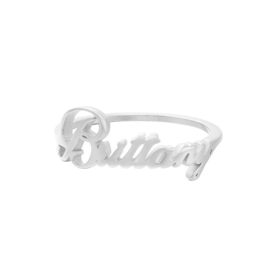 Custom/Personalized Nameplate Ring sold by Evry Jewels product image thumbnail 11