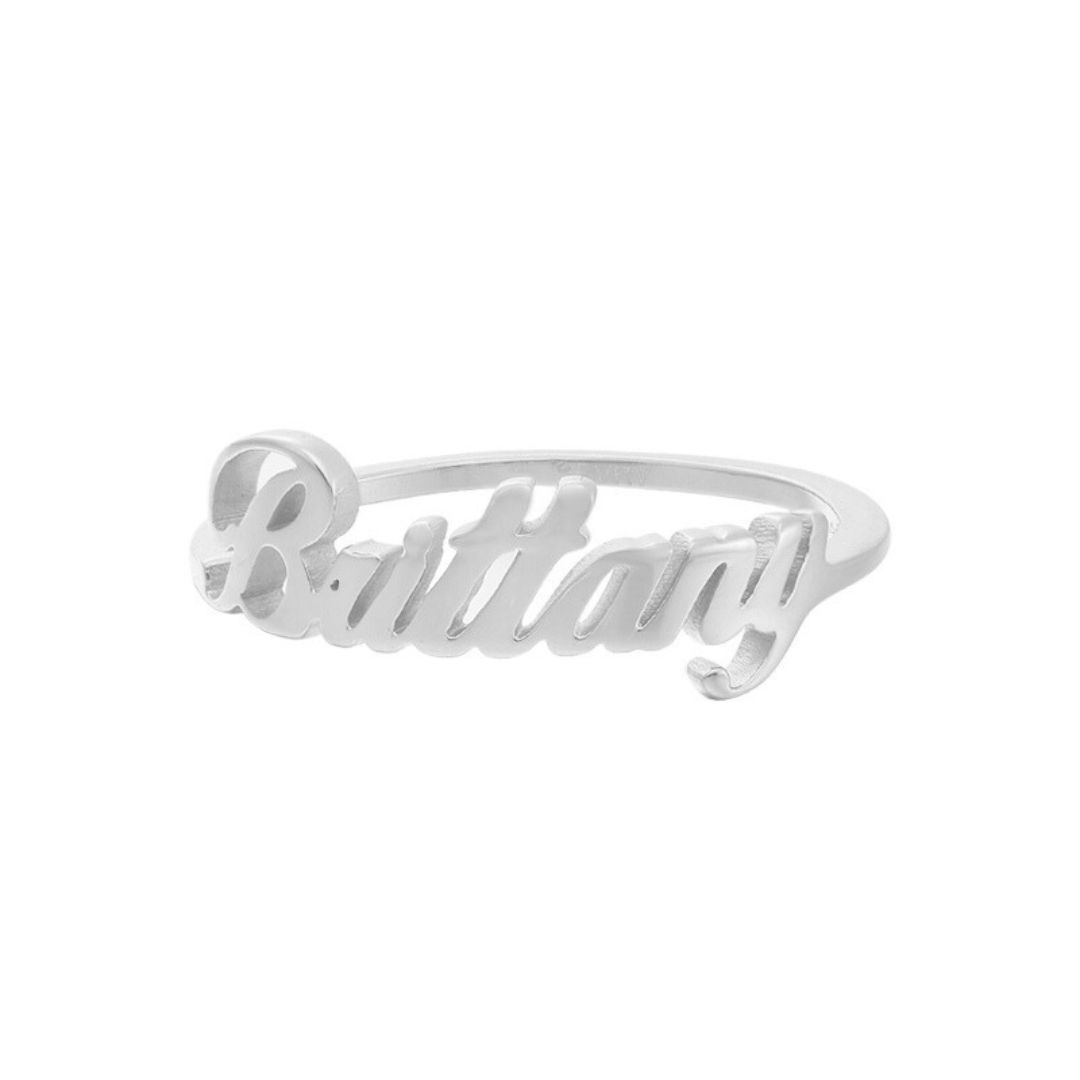Custom/Personalized Nameplate Ring sold by Evry Jewels product image thumbnail 12
