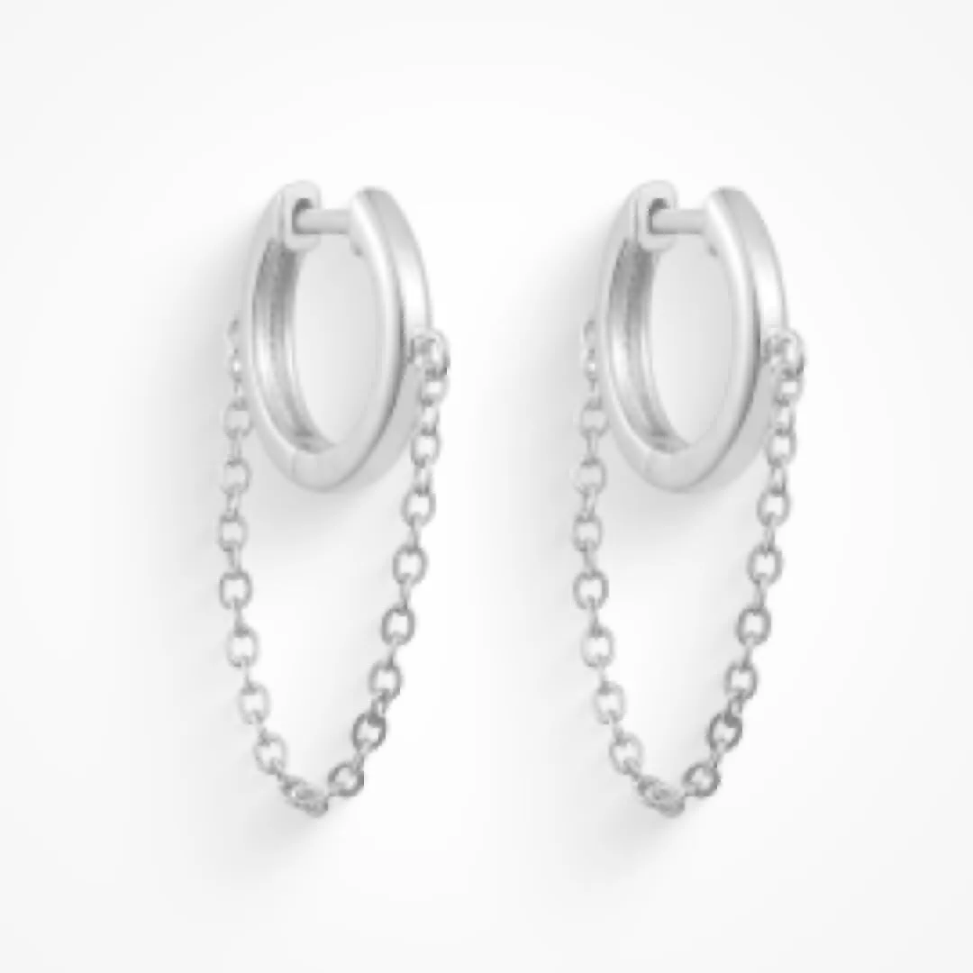 Connected Earrings sold by Evry Jewels product image thumbnail 3