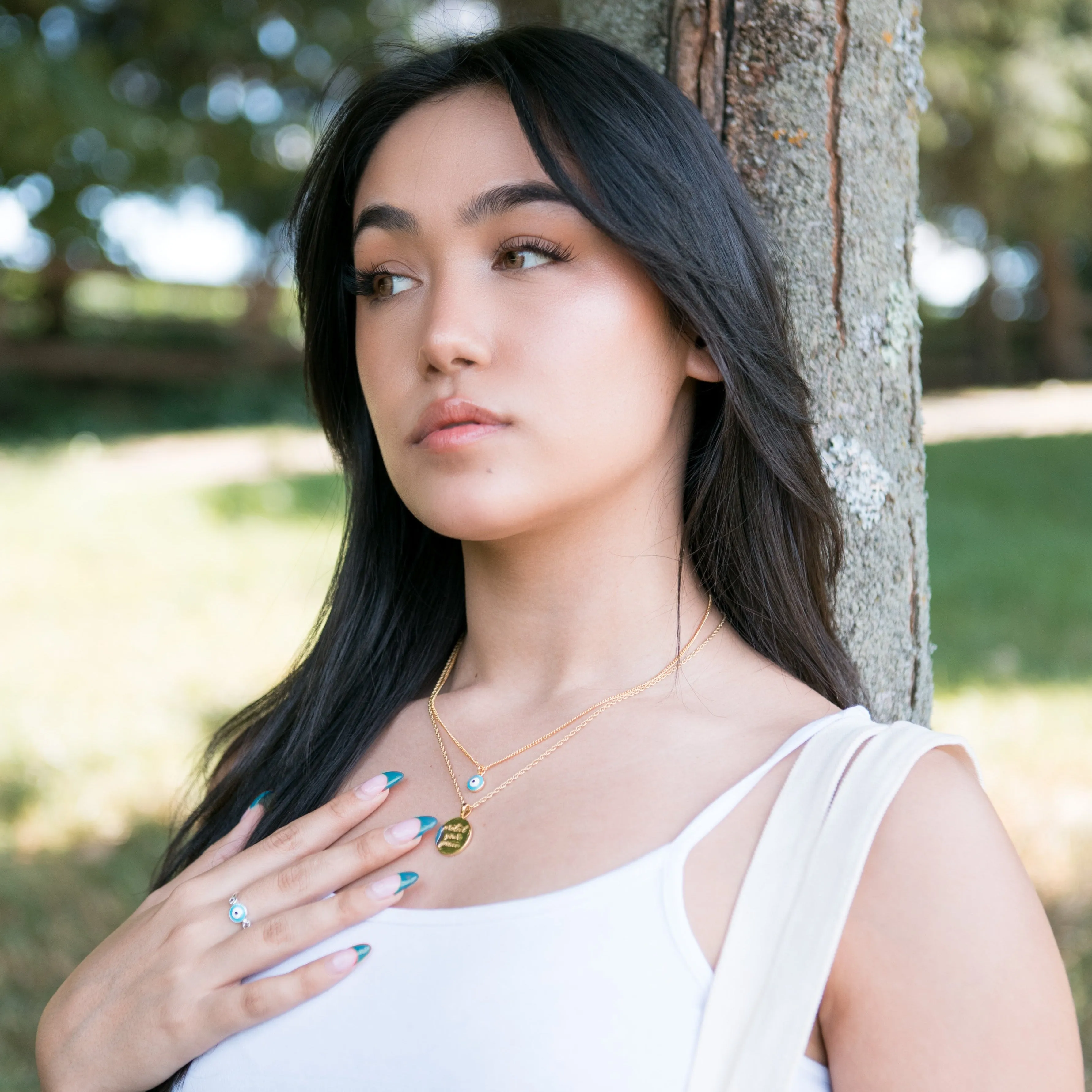 Protect Your Peace Necklace sold by Evry Jewels product image thumbnail 4