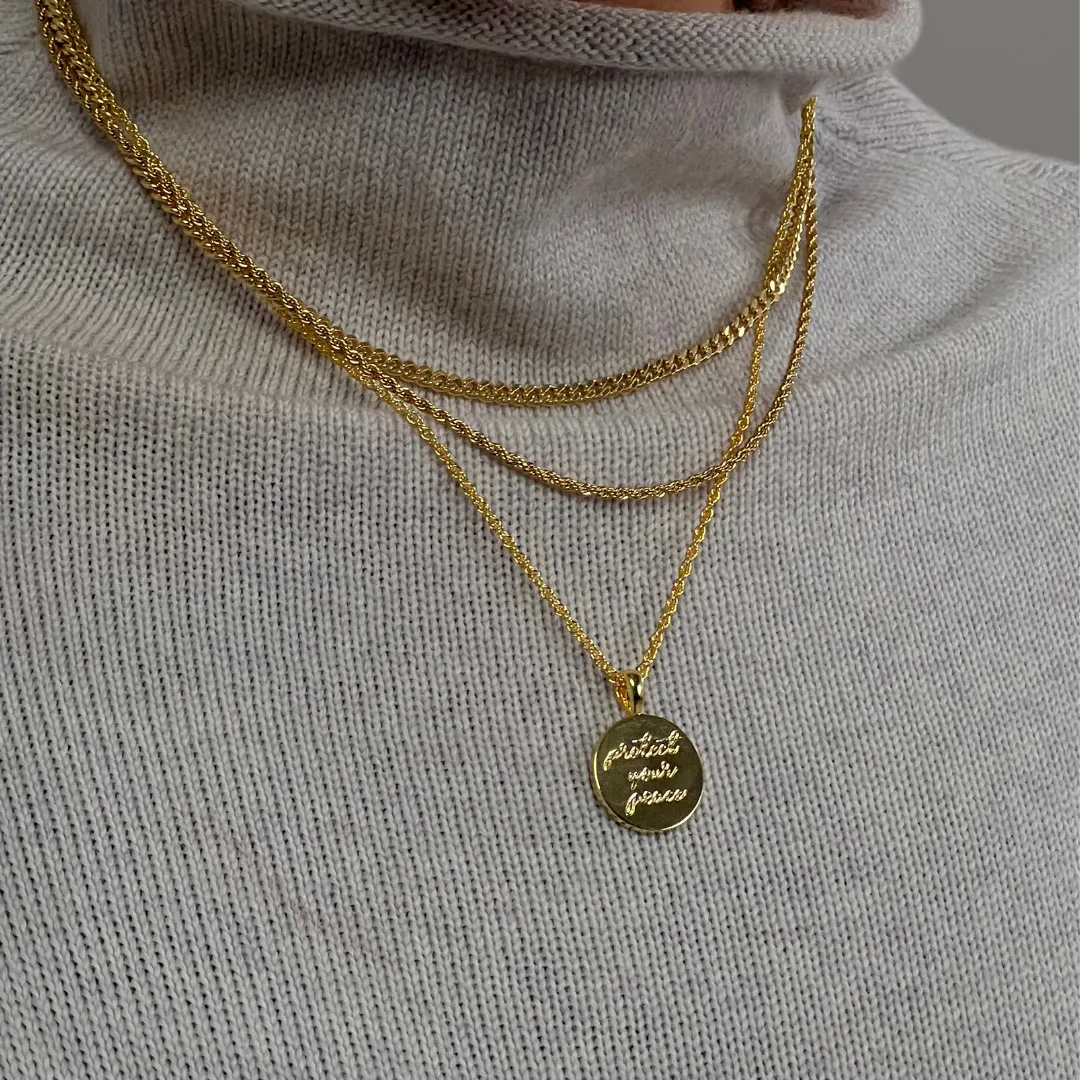 Protect Your Peace Necklace sold by Evry Jewels product image thumbnail 3