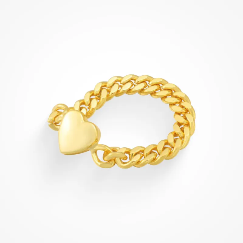 Heart of Gold Ring sold by Evry Jewels