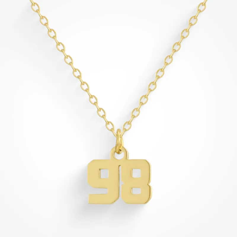 Custom/Personalized Number Pendant Necklace sold by Evry Jewels