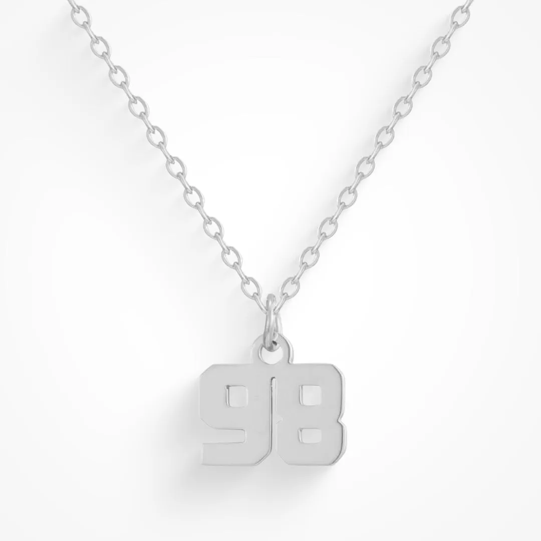 Custom/Personalized Number Pendant Necklace sold by Evry Jewels product image thumbnail 4