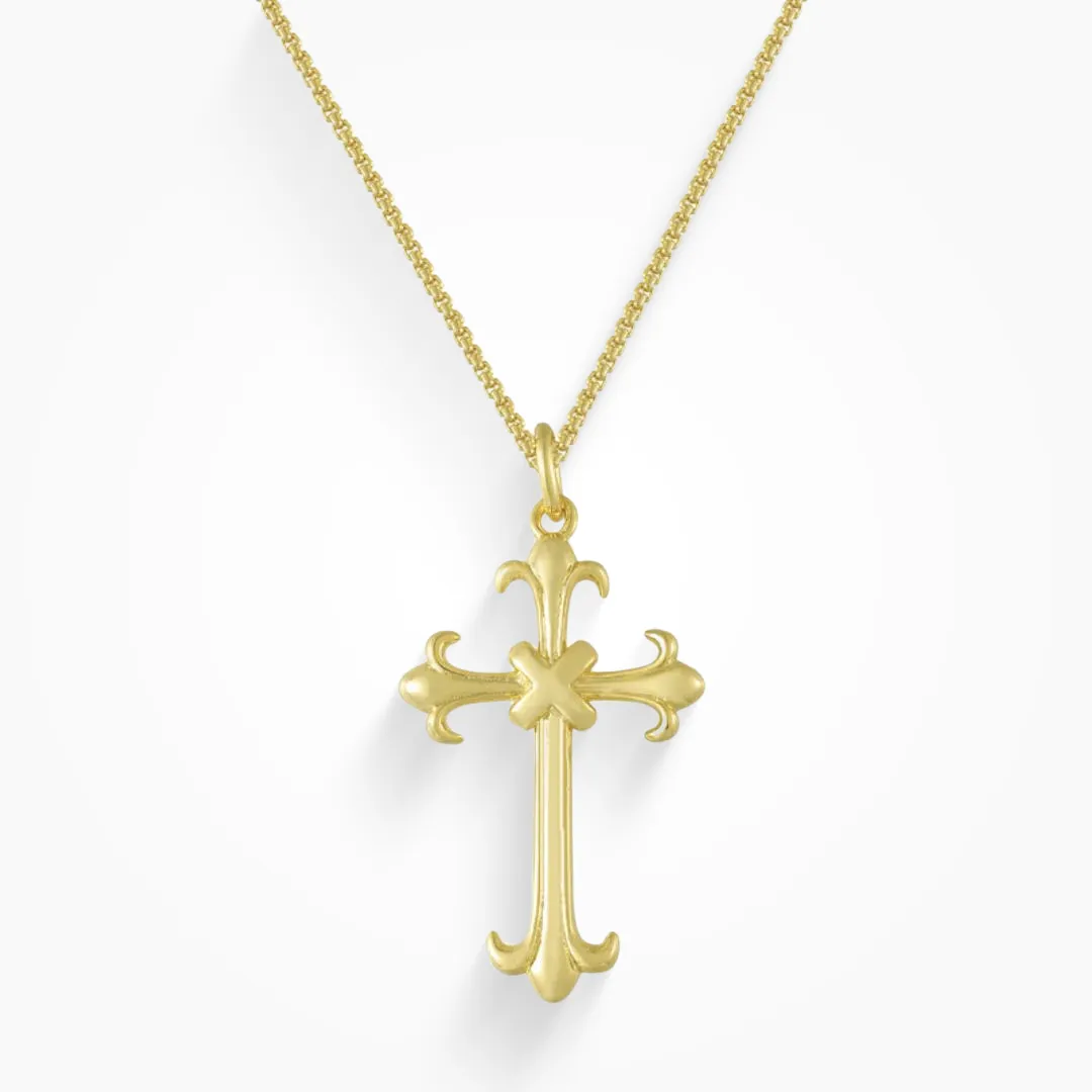 Sacred Cross Necklace sold by Evry Jewels