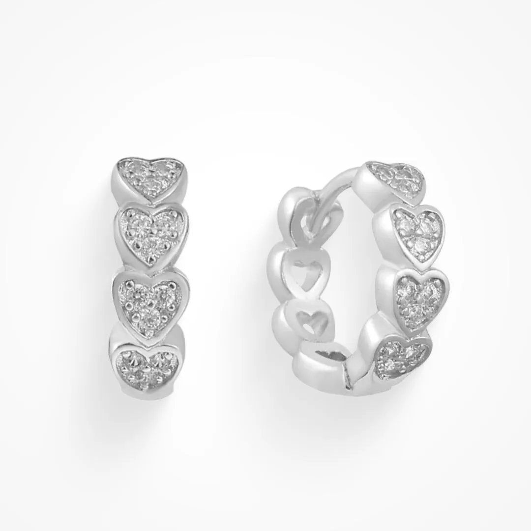 Hearts All Around Earrings sold by Evry Jewels product image thumbnail 3