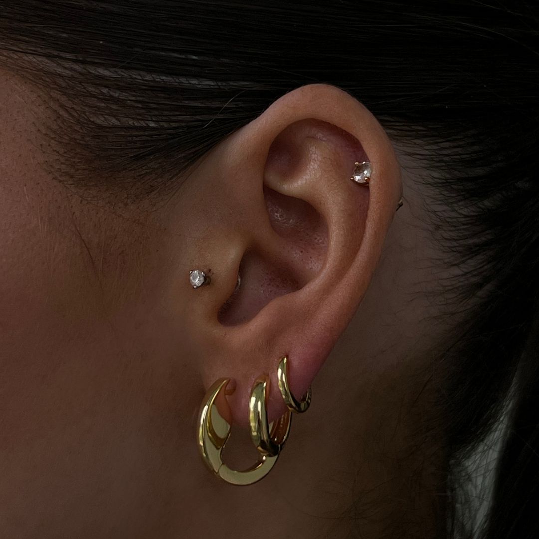 Wavy Earrings sold by Evry Jewels product image thumbnail 2