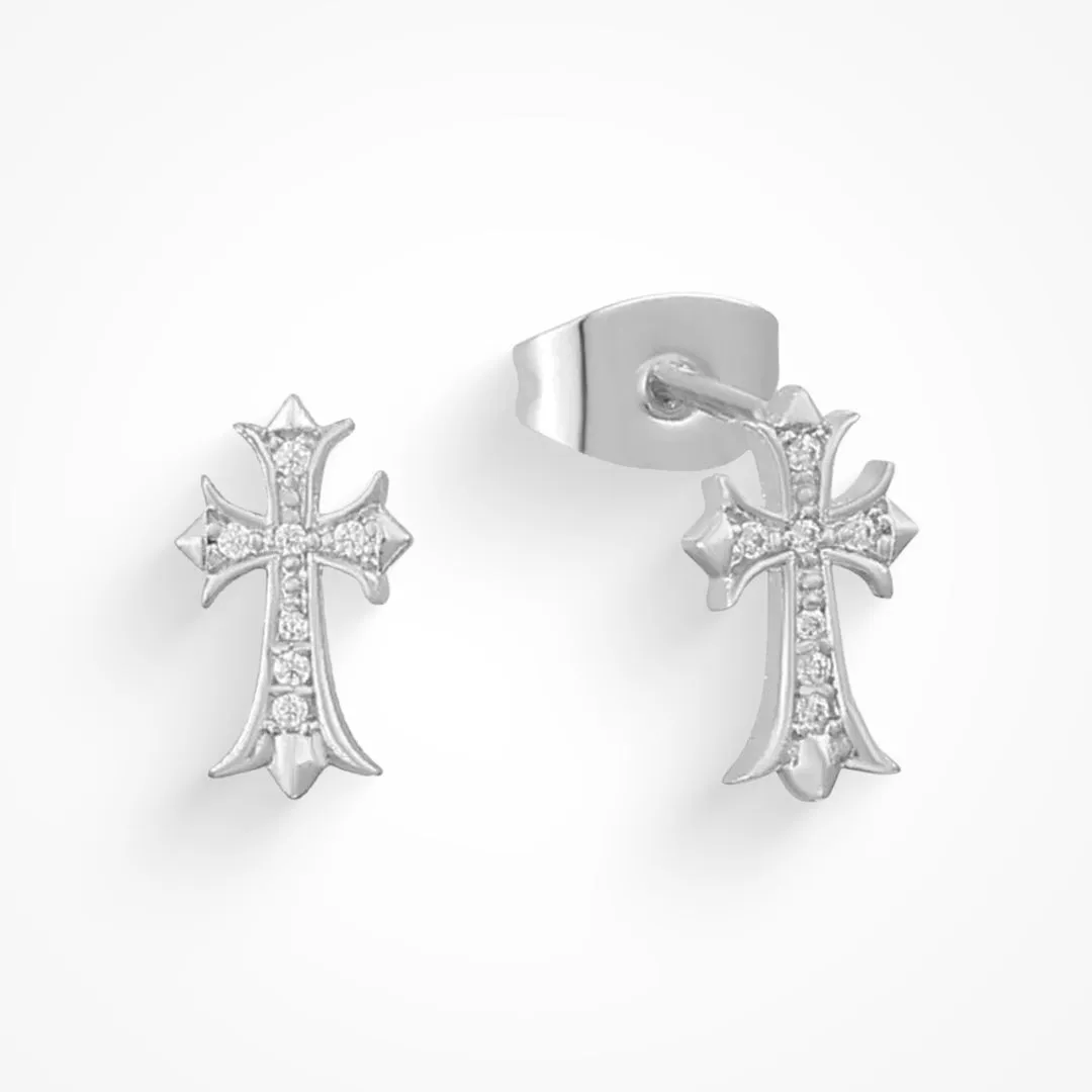Crossed Earrings sold by Evry Jewels product image thumbnail 4