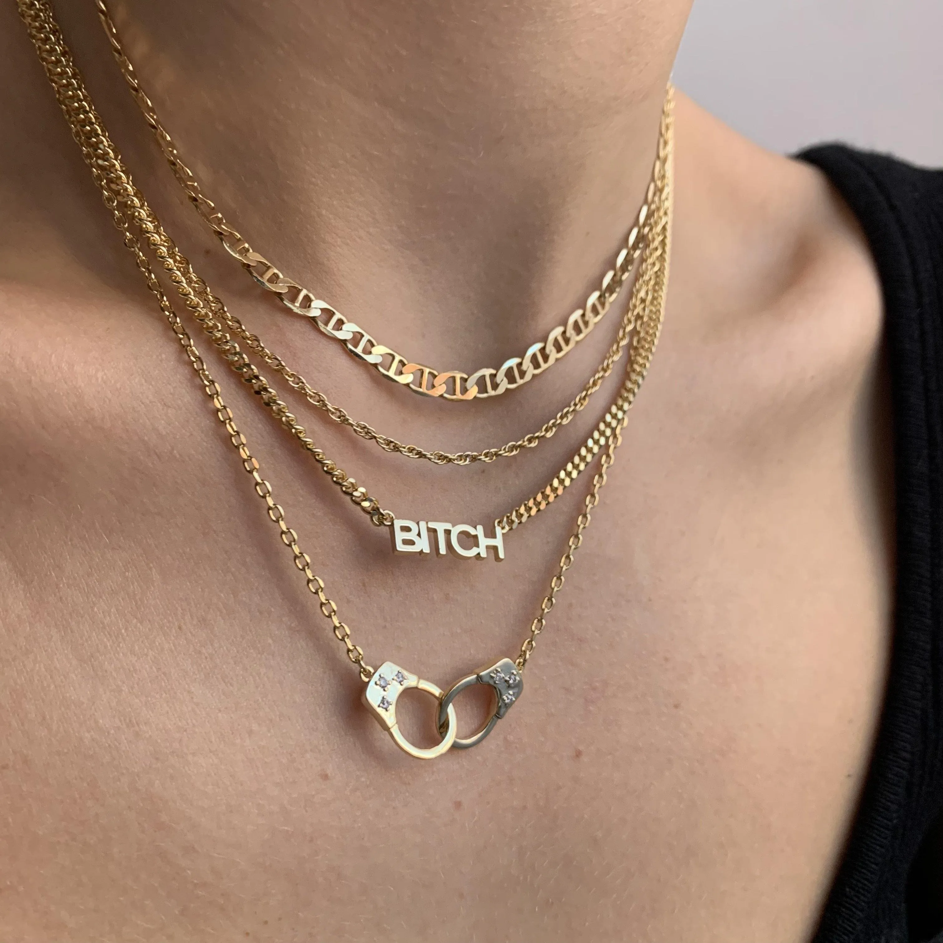 Cuffed Up Necklace sold by Evry Jewels product image thumbnail 3