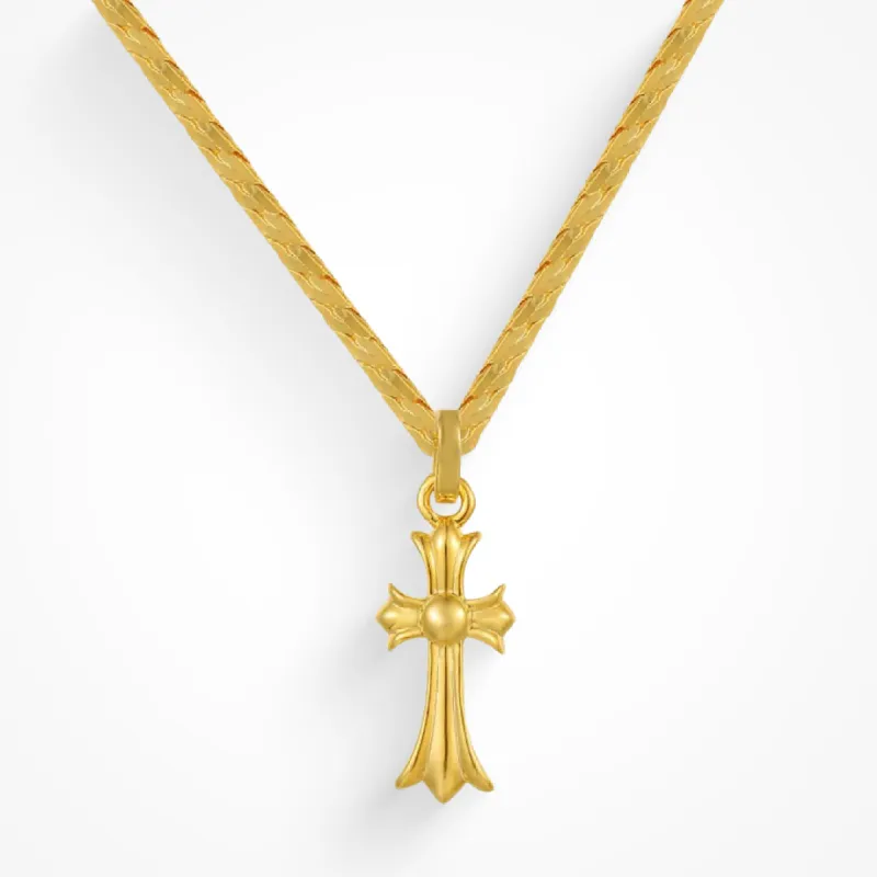 Crossed Necklace sold by Evry Jewels