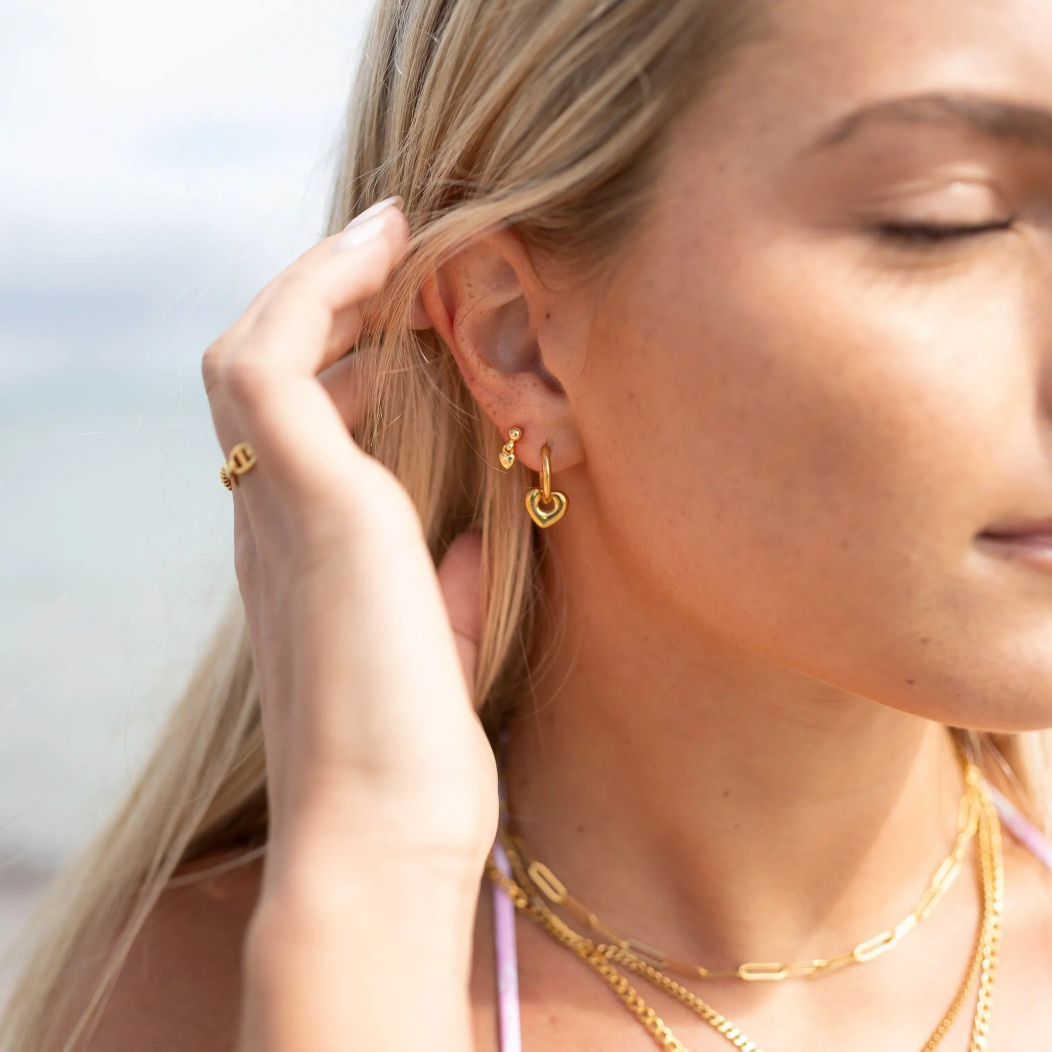 In A Heartbeat Earrings sold by Evry Jewels product image thumbnail 3