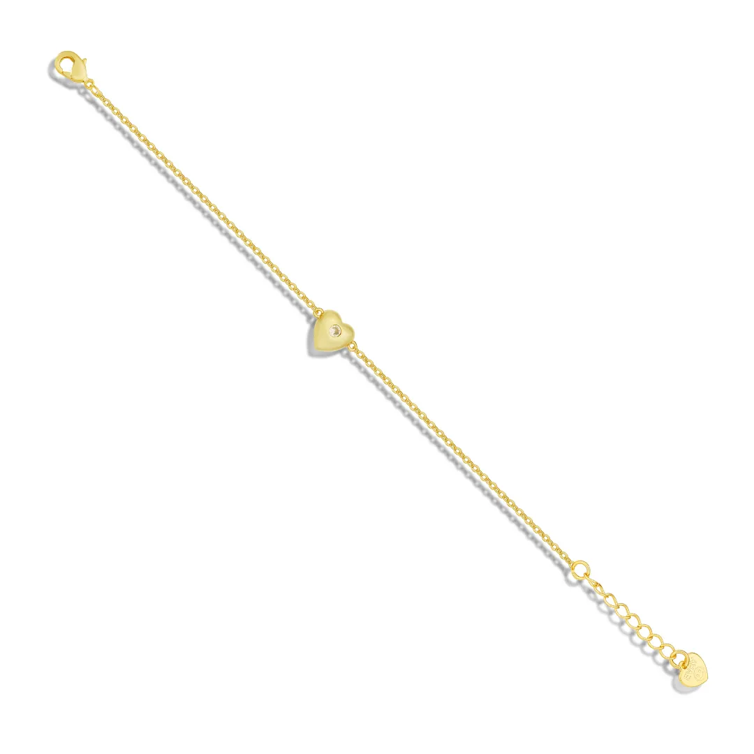 Heart of Gold Bracelet sold by Evry Jewels