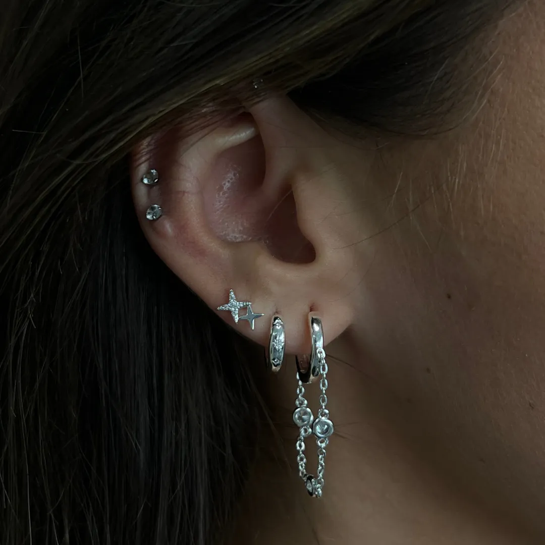 Starburst Earrings sold by Evry Jewels product image thumbnail 2