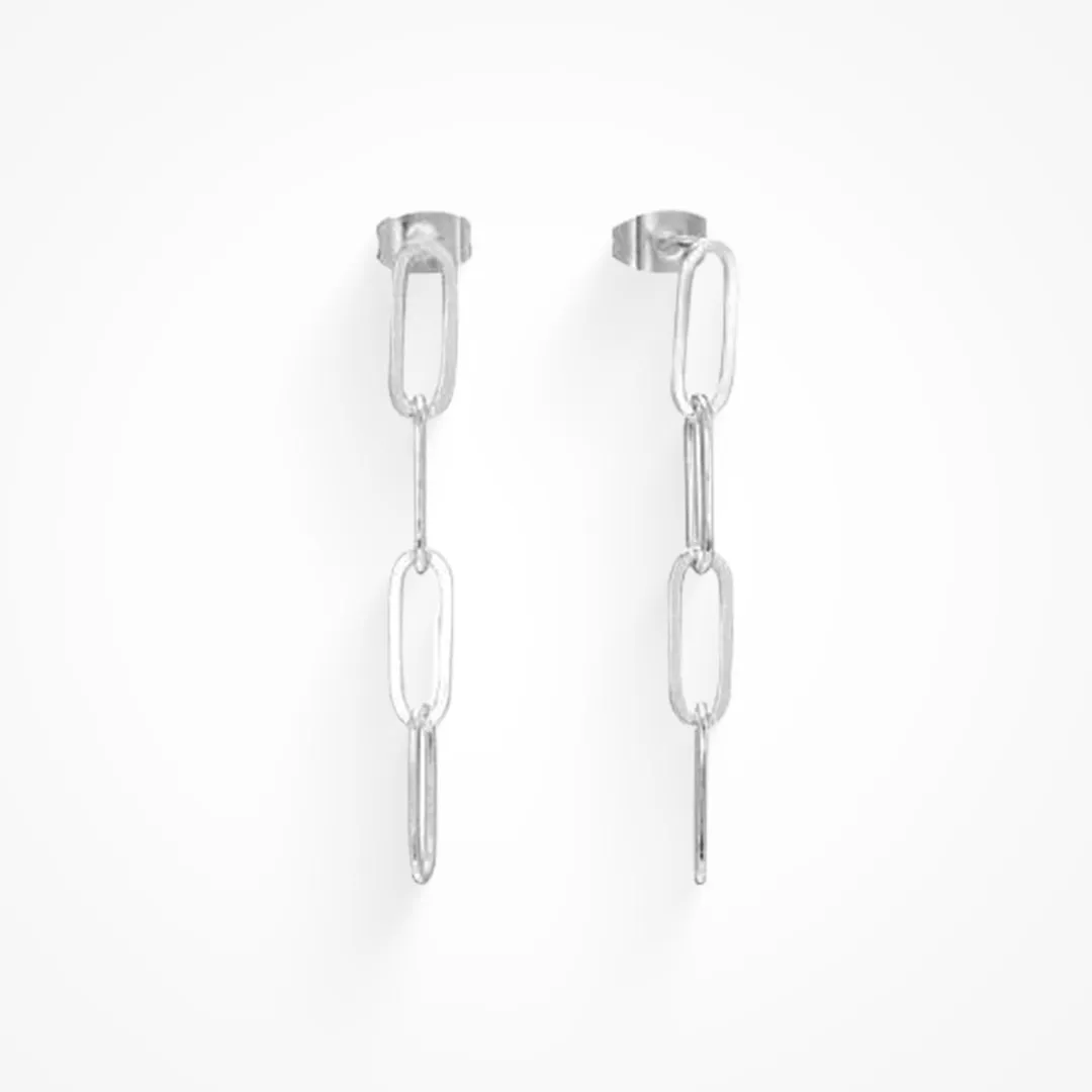 Link Up Earrings sold by Evry Jewels product image thumbnail 3