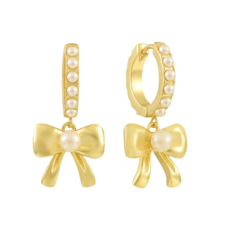 Put A Bow On It Earrings sold by Evry Jewels