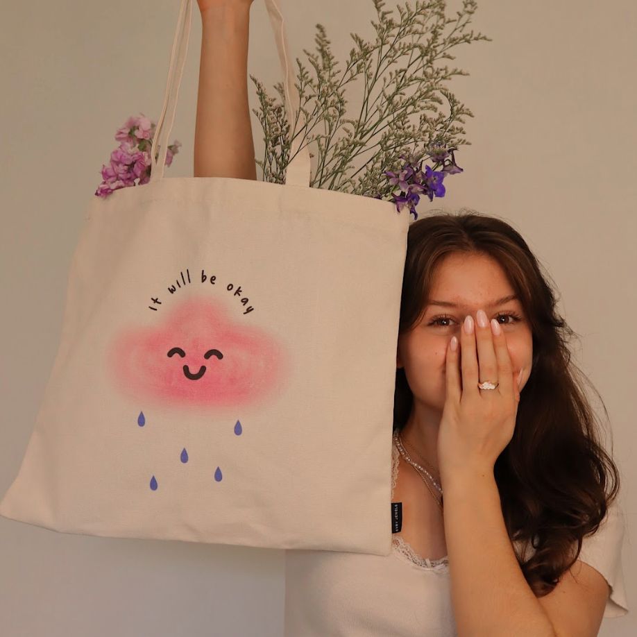 Flourishing Tote Bag sold by Evry Jewels product image thumbnail 2