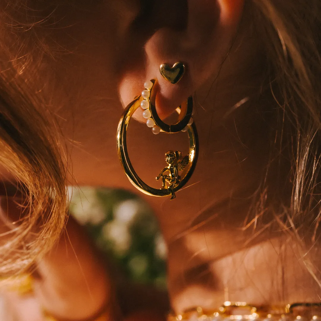 Heavenly Hour Earrings sold by Evry Jewels product image thumbnail 4