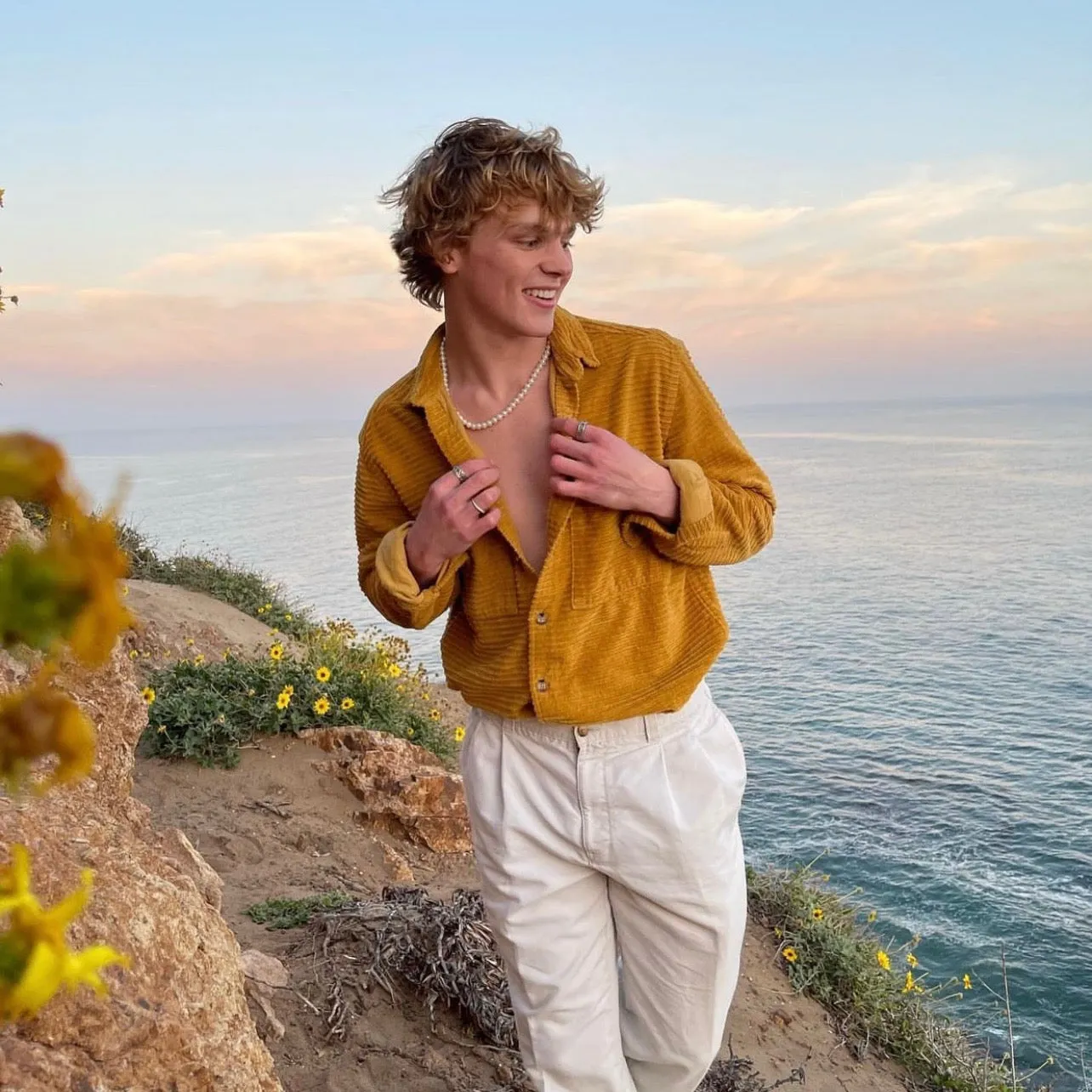 Lover Boy Pearl Necklace sold by Evry Jewels product image thumbnail 3