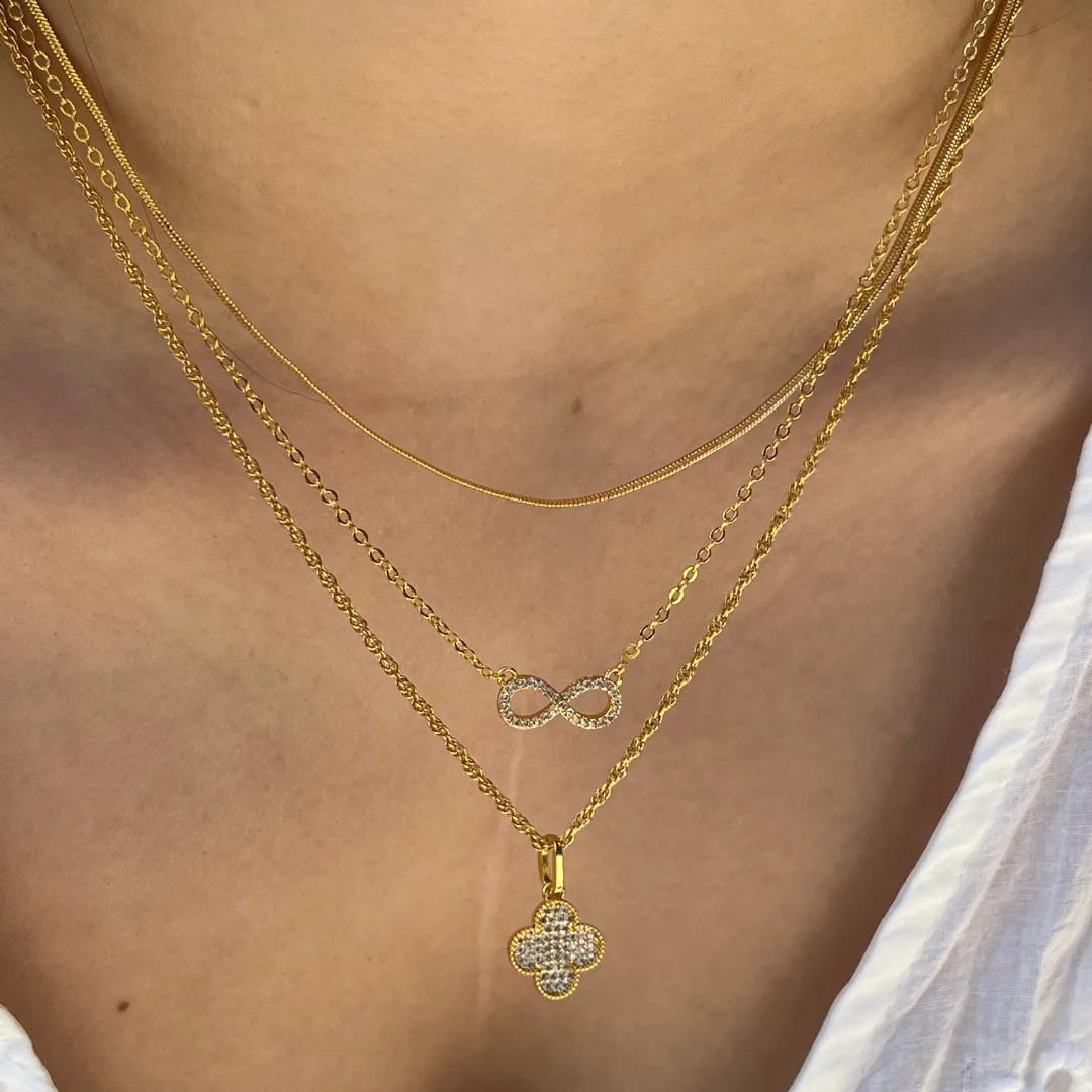 Infinity Necklace sold by Evry Jewels product image thumbnail 2