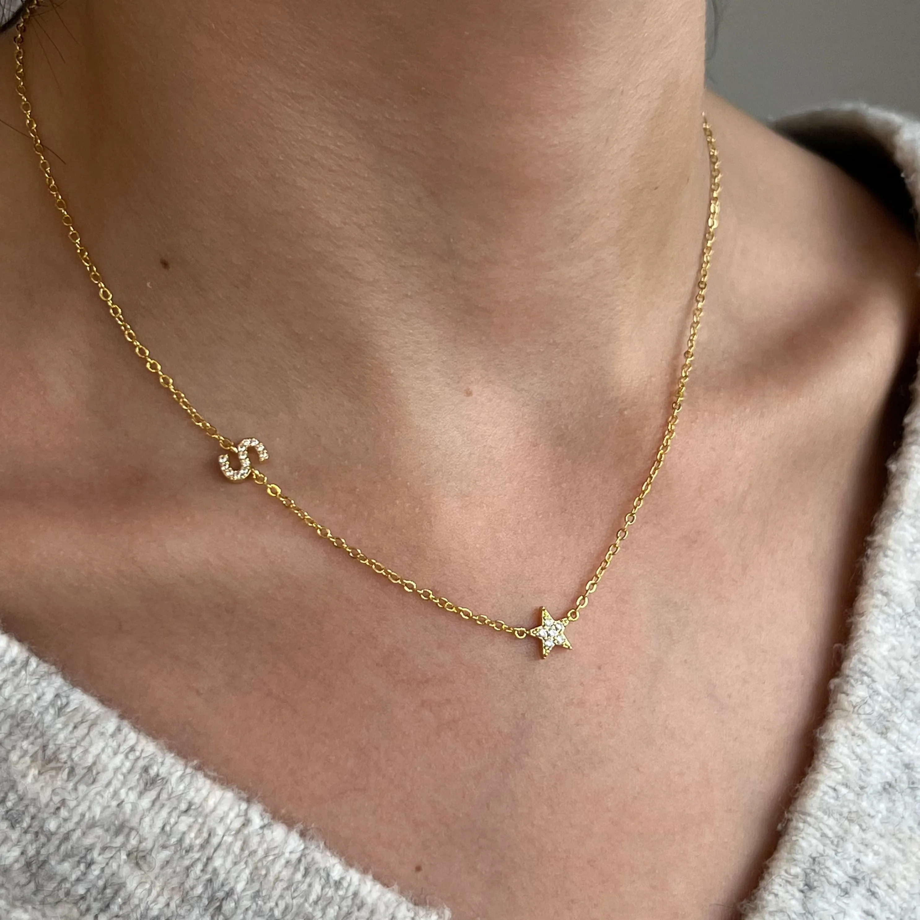 Lucky Star Necklace sold by Evry Jewels product image thumbnail 2