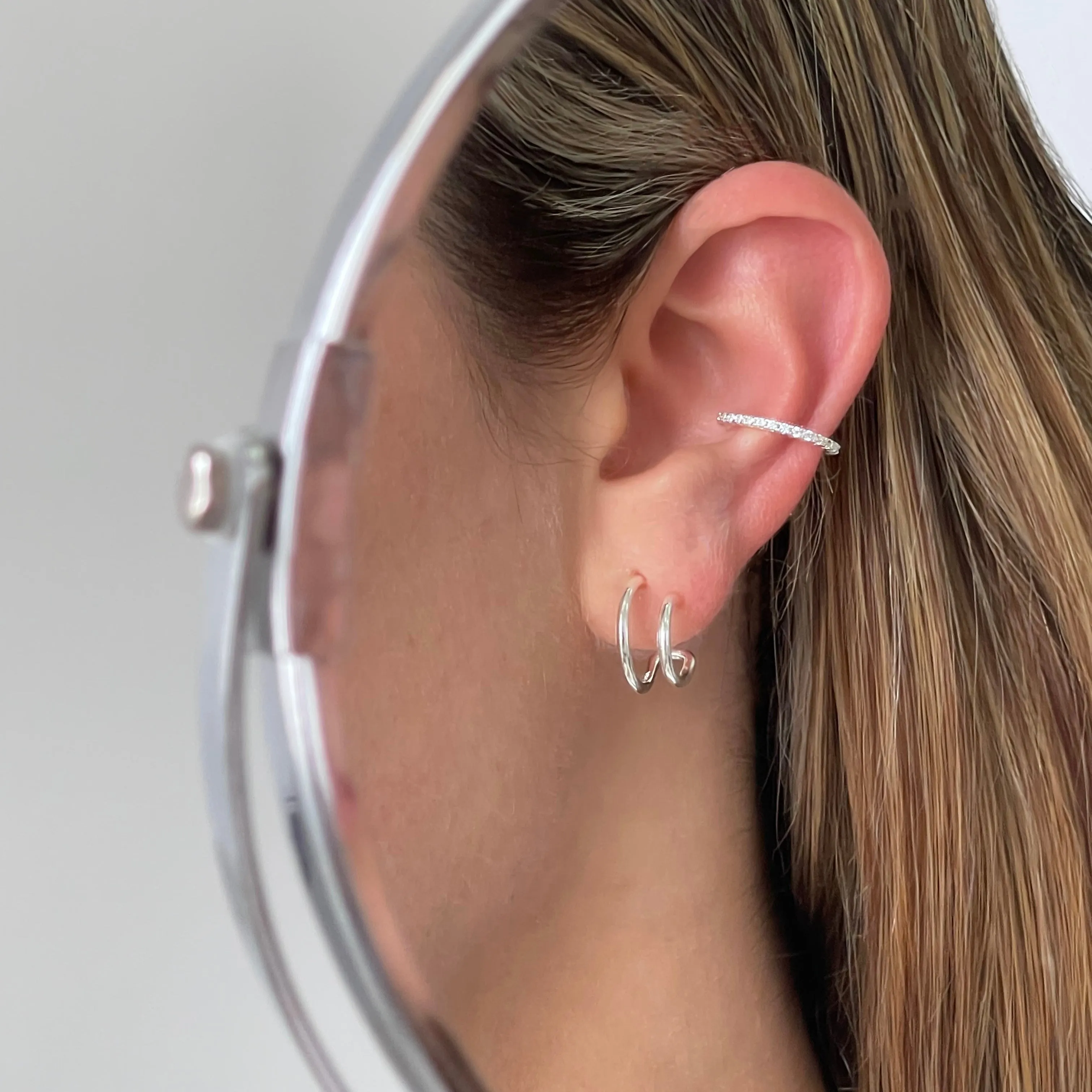 Double Up Earrings sold by Evry Jewels product image thumbnail 5