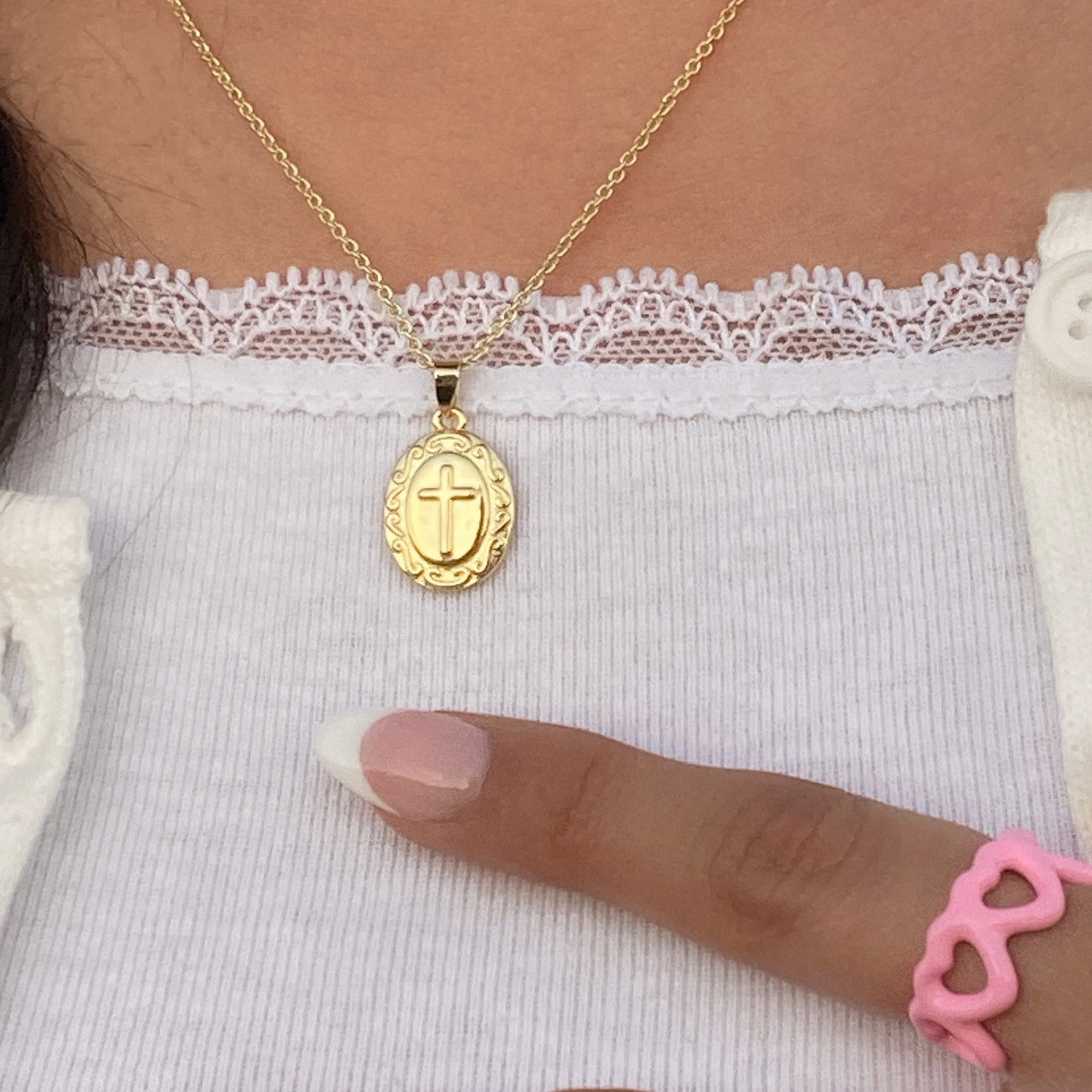 Have Faith Necklace sold by Evry Jewels product image thumbnail 2