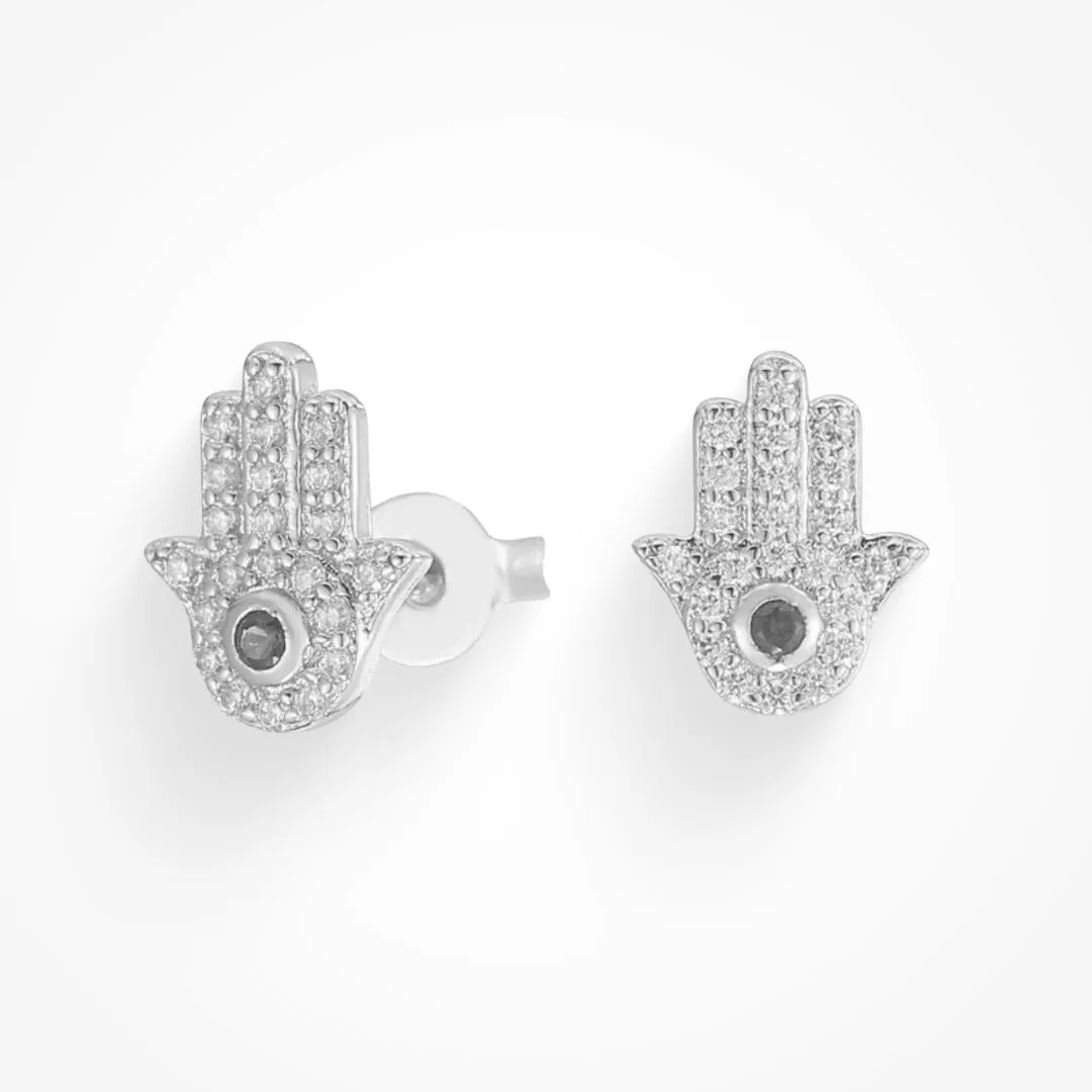 Hamsa Earrings sold by Evry Jewels product image thumbnail 3