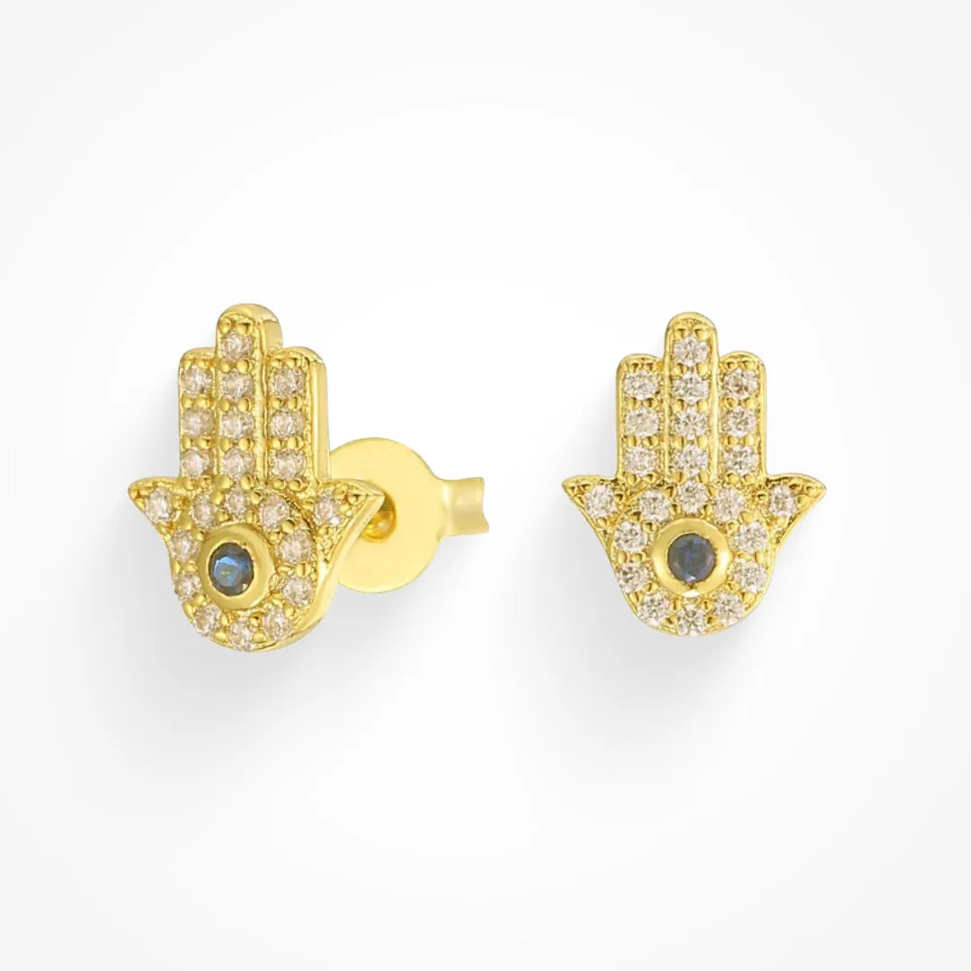 Hamsa Earrings sold by Evry Jewels