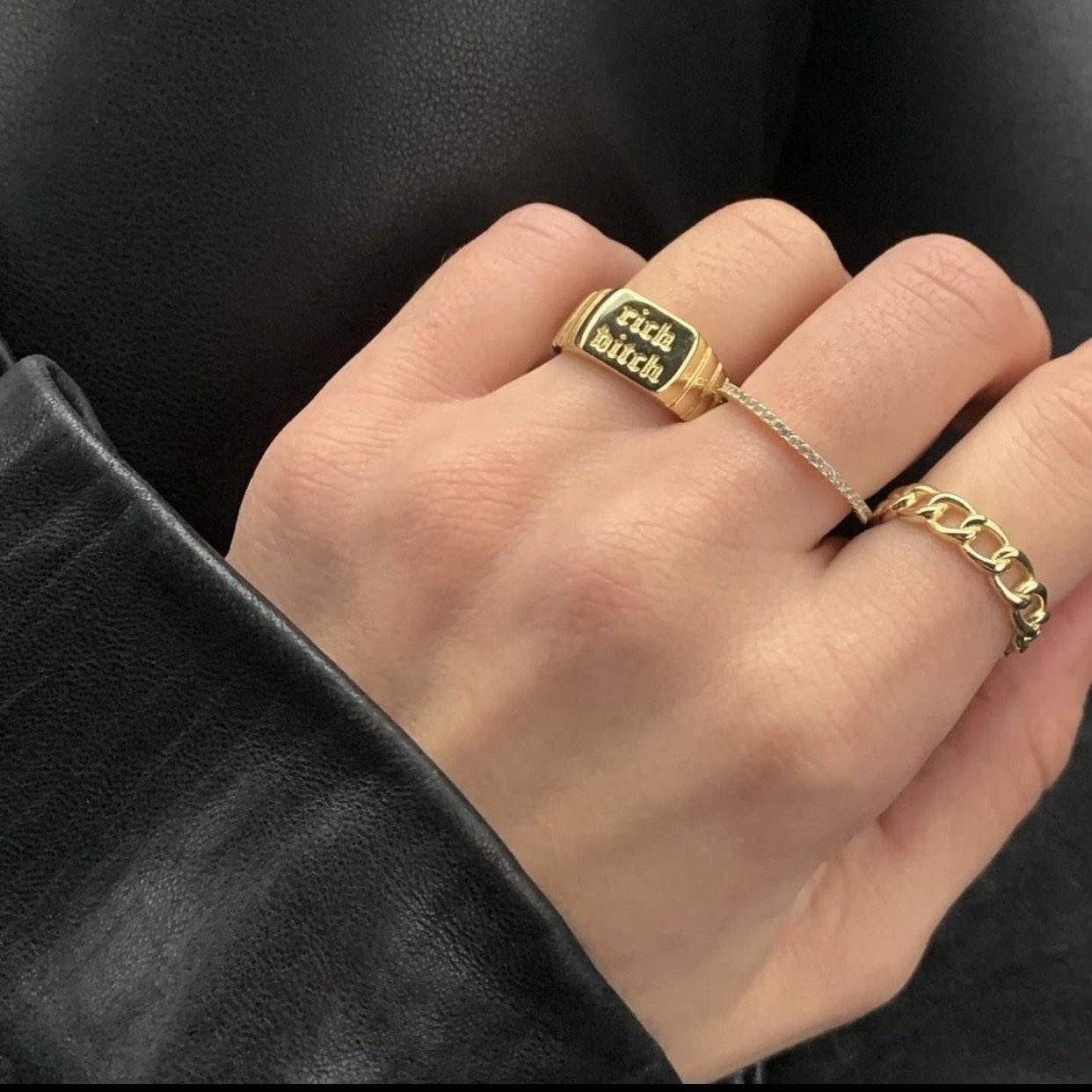 Rich B Ring sold by Evry Jewels product image thumbnail 3