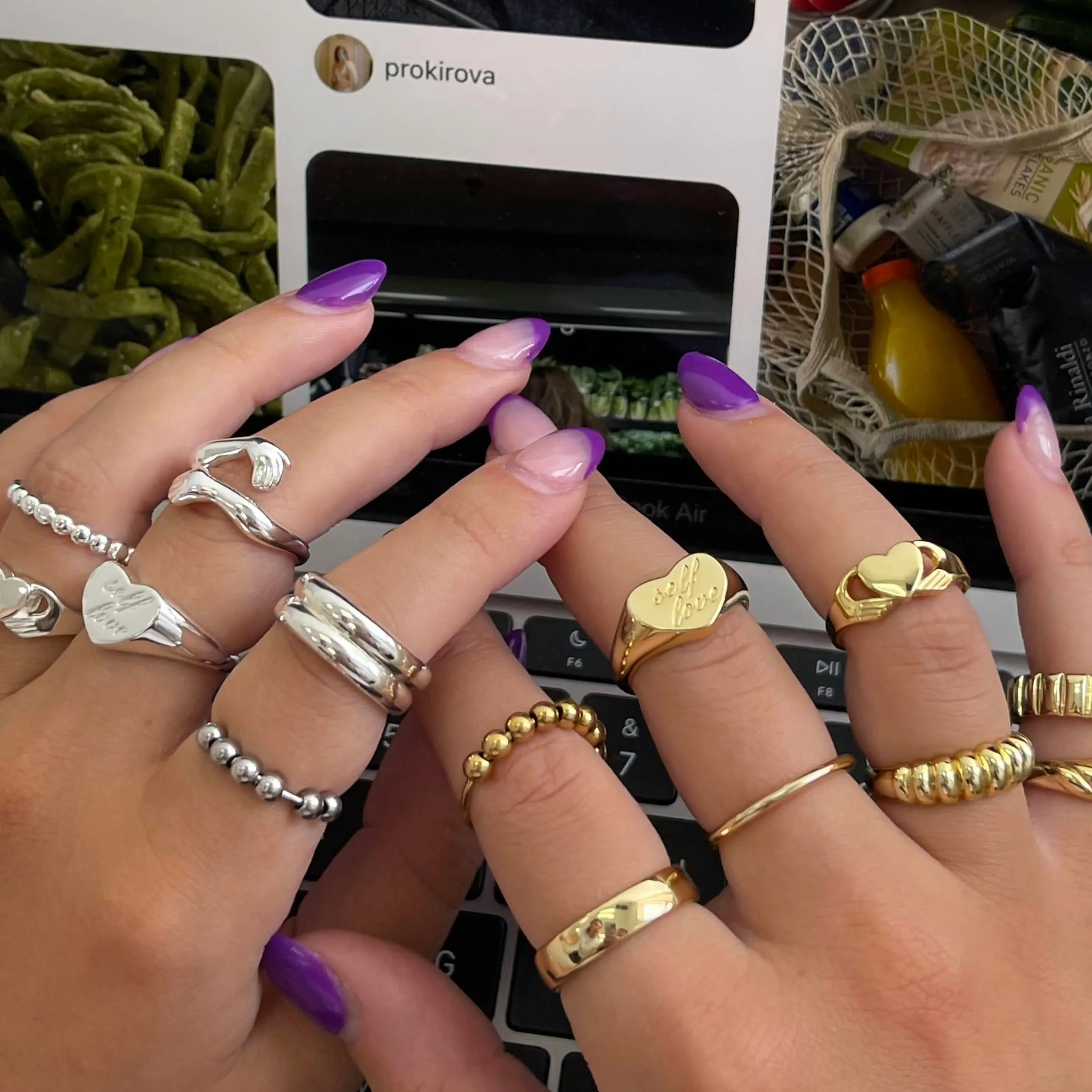 Anxiety Fidget Ring sold by Evry Jewels product image thumbnail 2