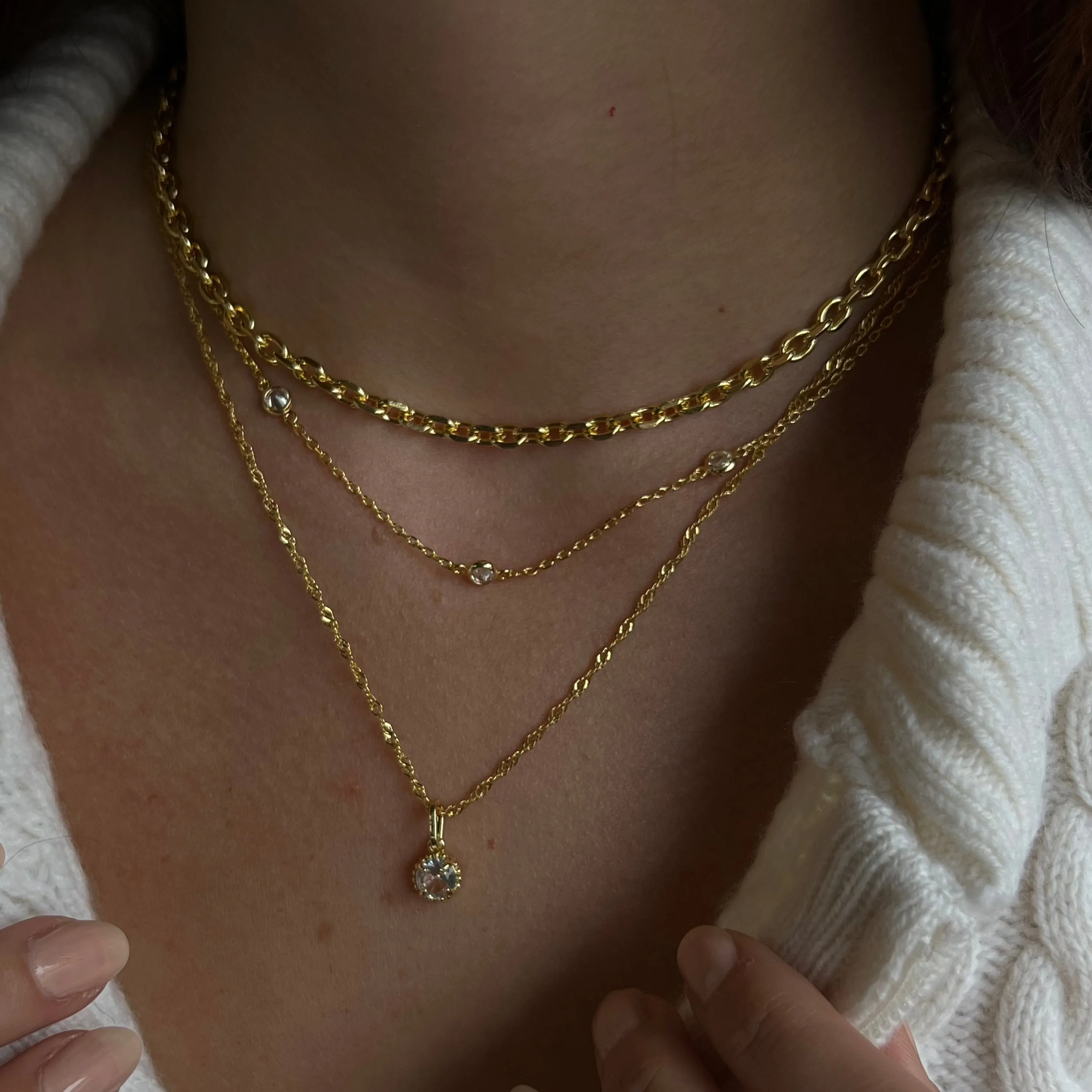 Evryday Sparkle Necklace sold by Evry Jewels product image thumbnail 2